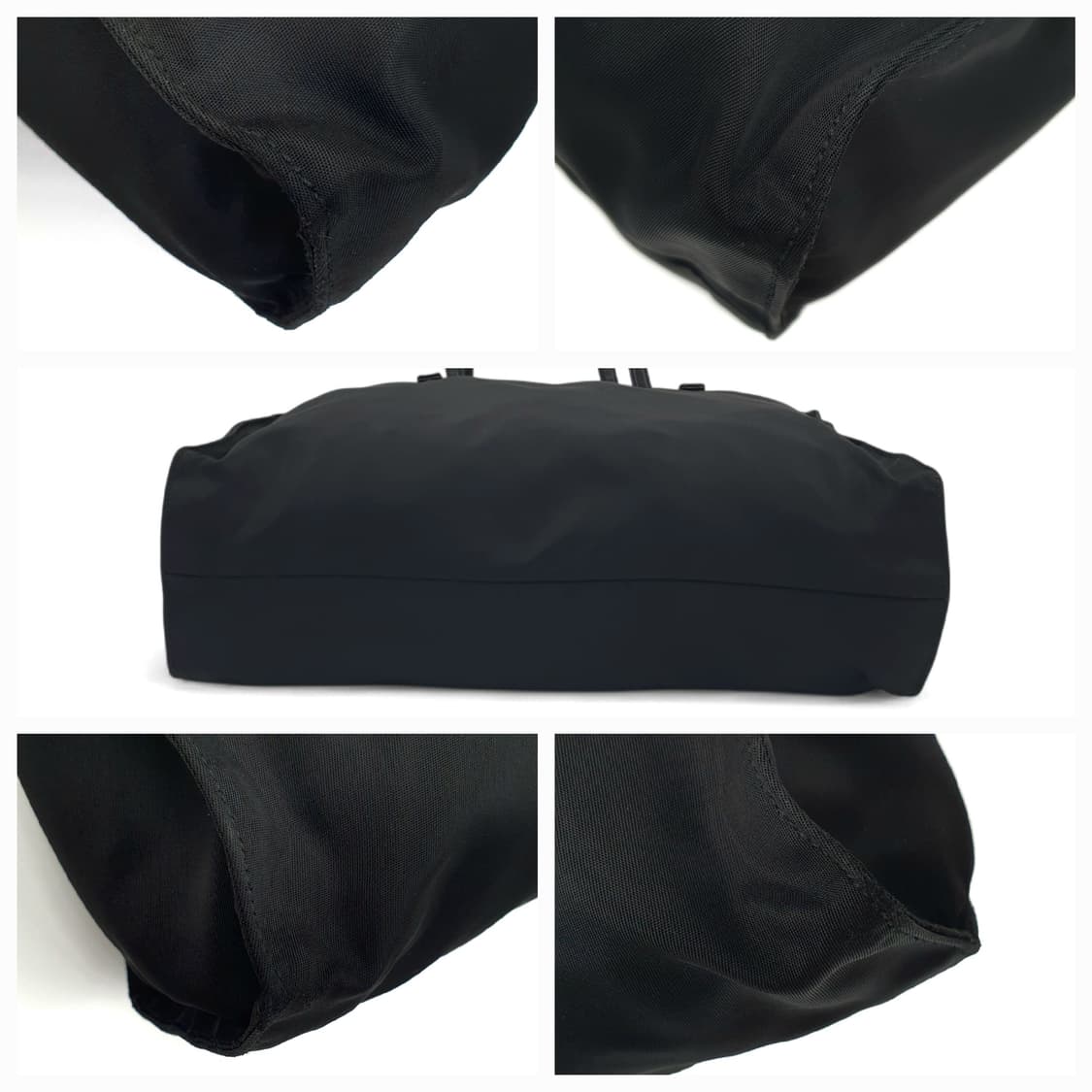 프라다 리나일론 삼각로고 블랙 미듐 숄더백 B6222 상품이미지9