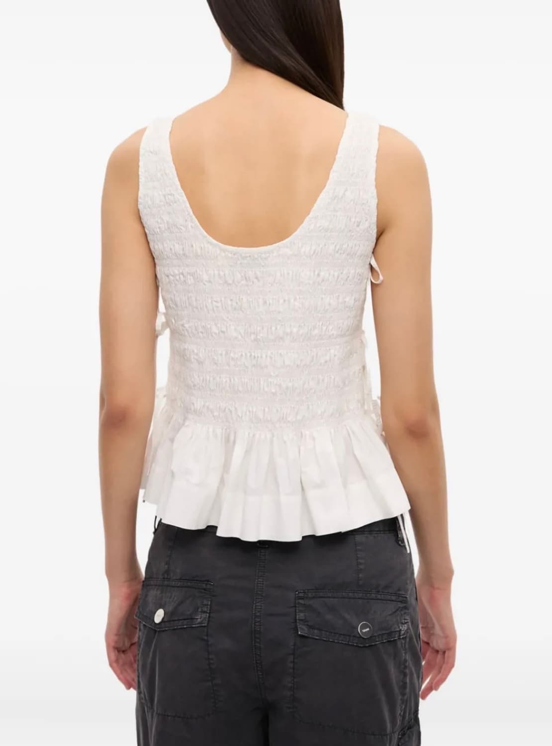 가니 샴브레이 시어서커 탑 S 상품이미지2