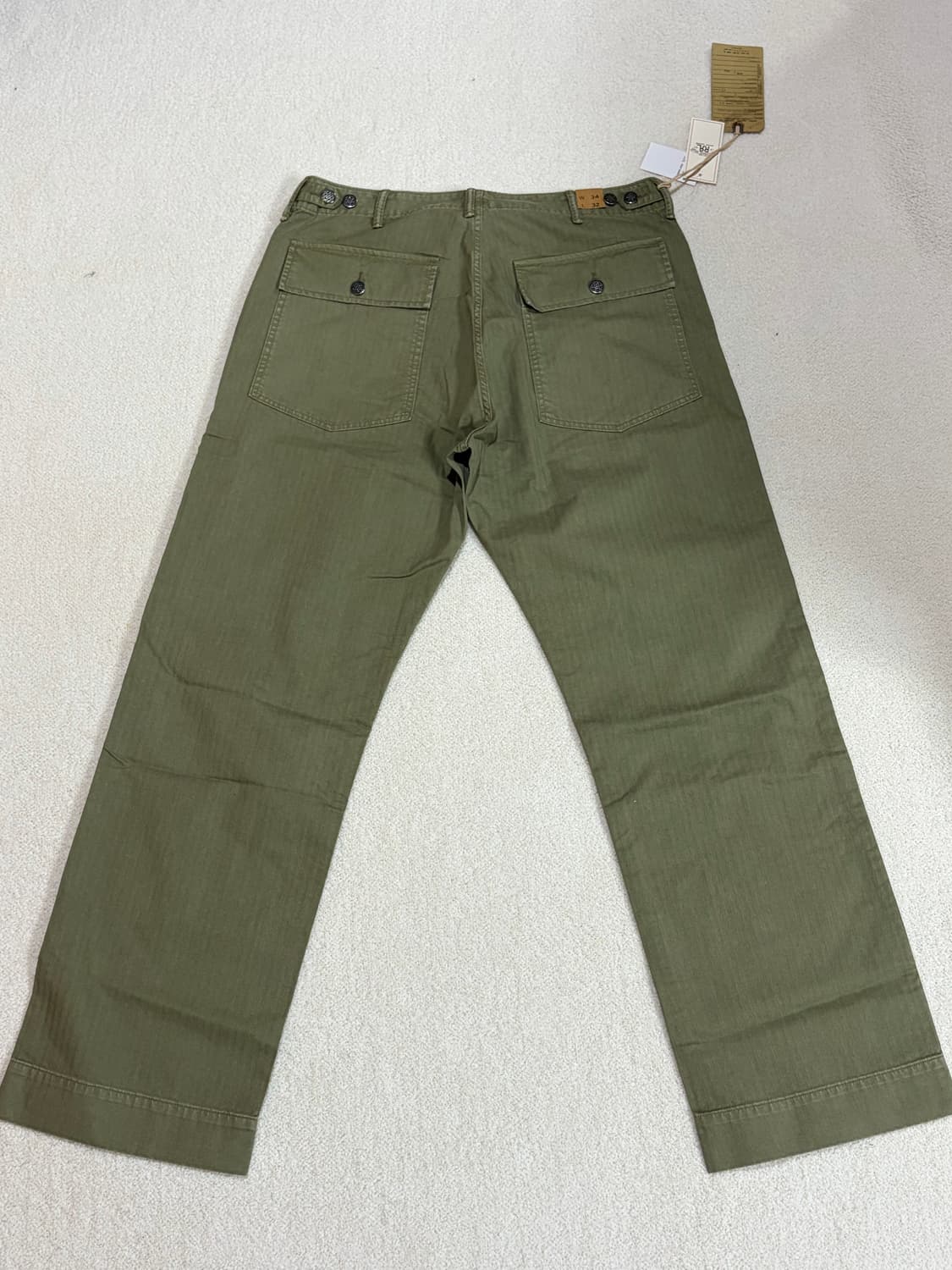 [새상품]RRL 헤링본 퍼티그 34X32 상품이미지6