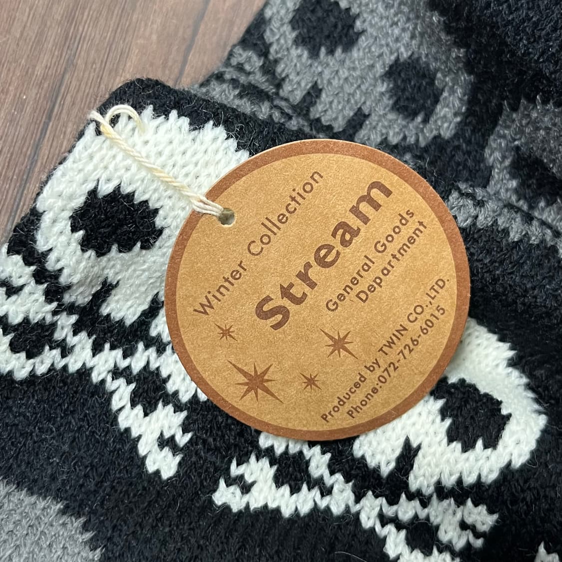 [Stream] 스트림 윈터 스컬 프린팅 머플러 상품이미지4