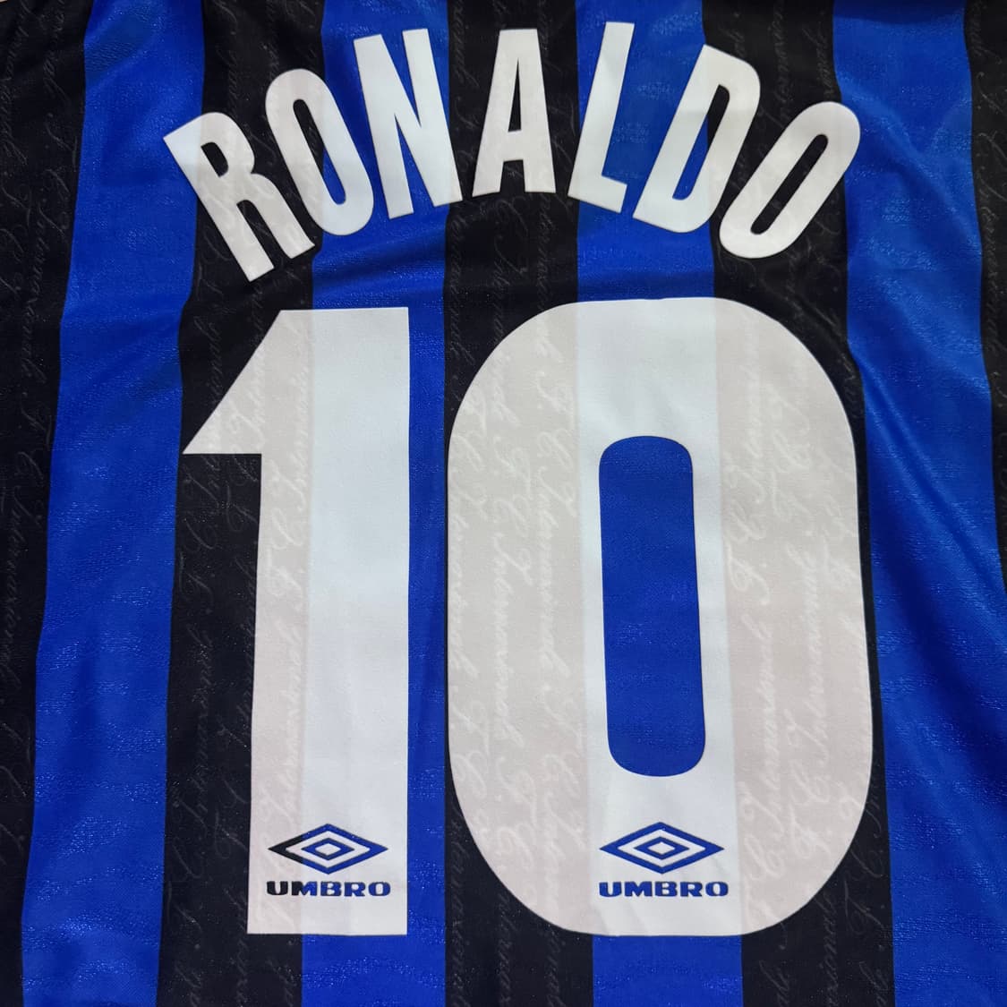 97-98 엄브로 인터밀란 홈 No.10 호나우두 상품이미지9