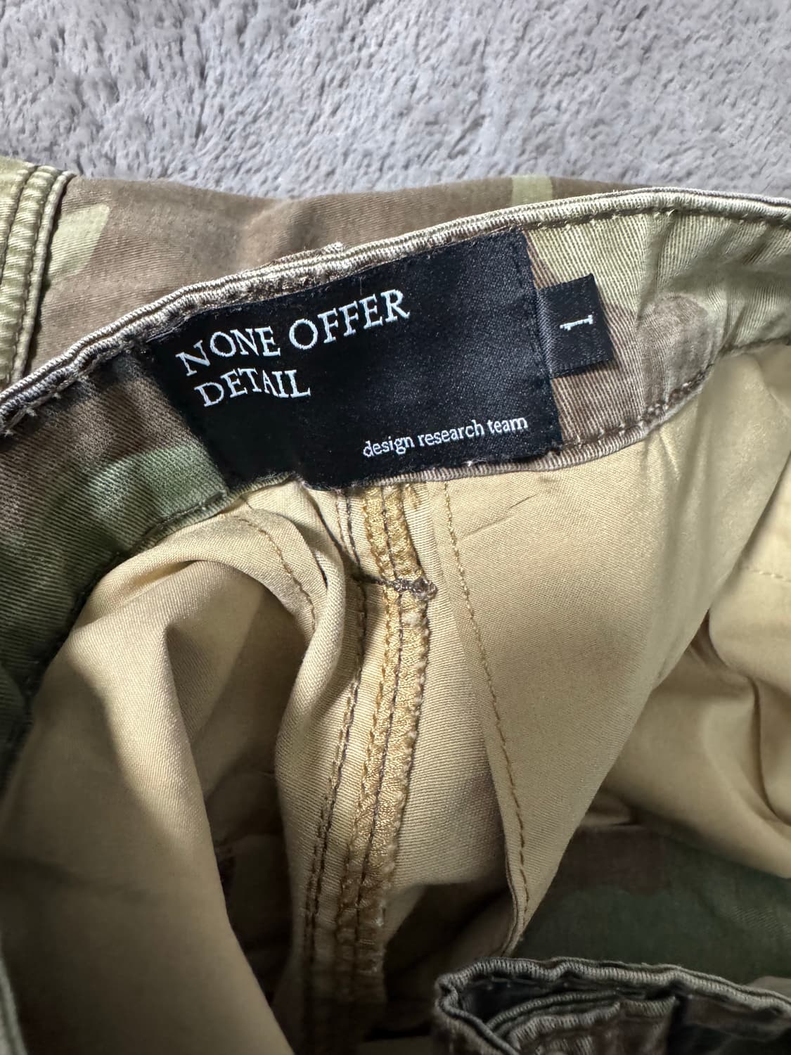 노드 카모 팬츠 1사이즈 팝니다 상품이미지3