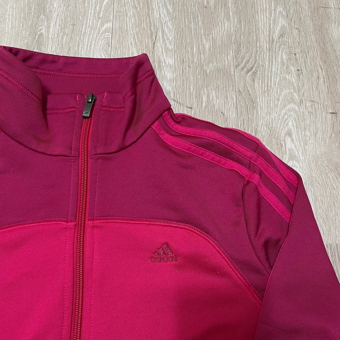 아디다스 삼선 사이드라인 핫핑크 트랙탑 져지 S(90) 상품이미지4