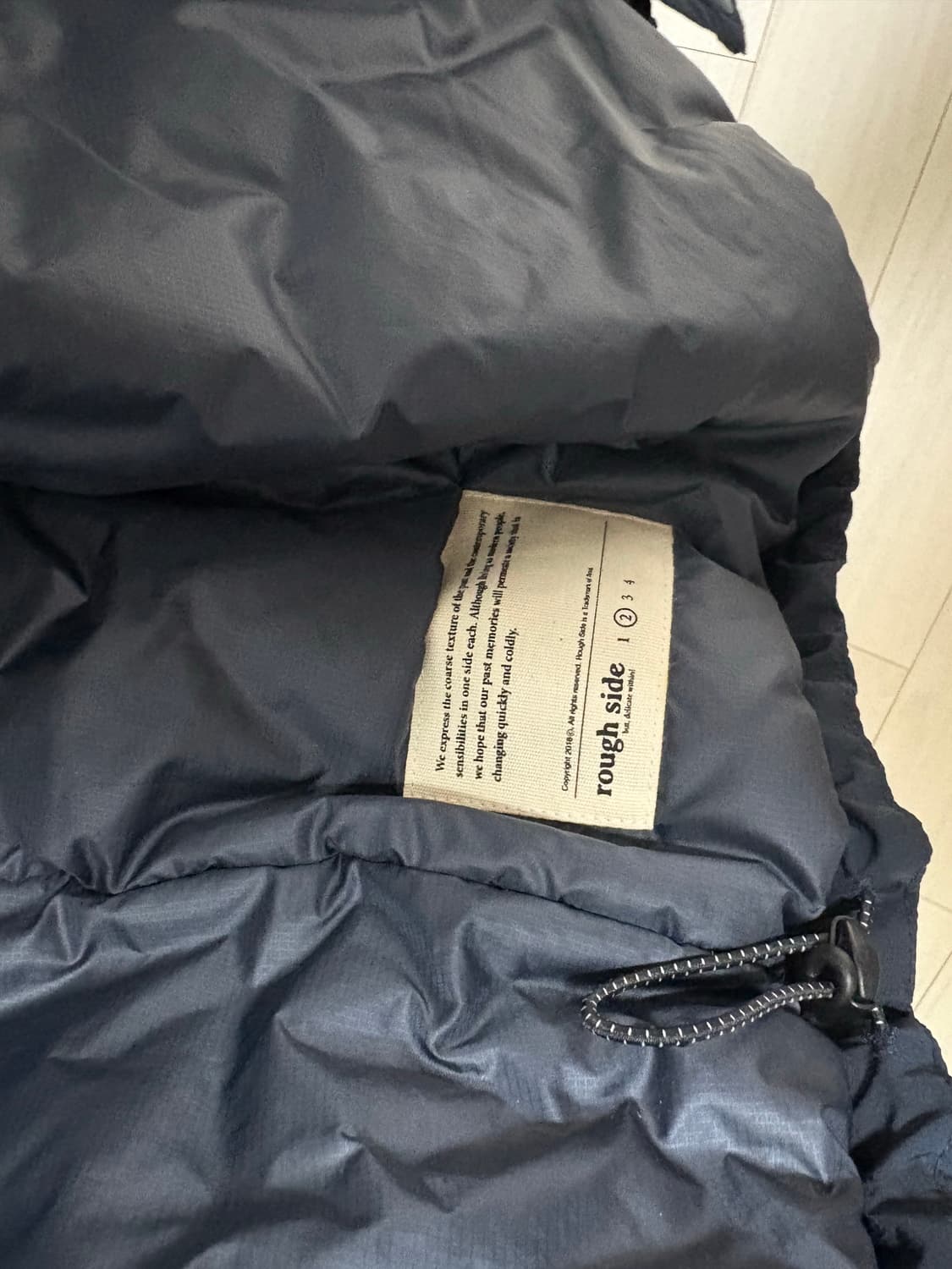 23 러프사이드 인슐레이션 가디건 네이비 2 상품이미지4