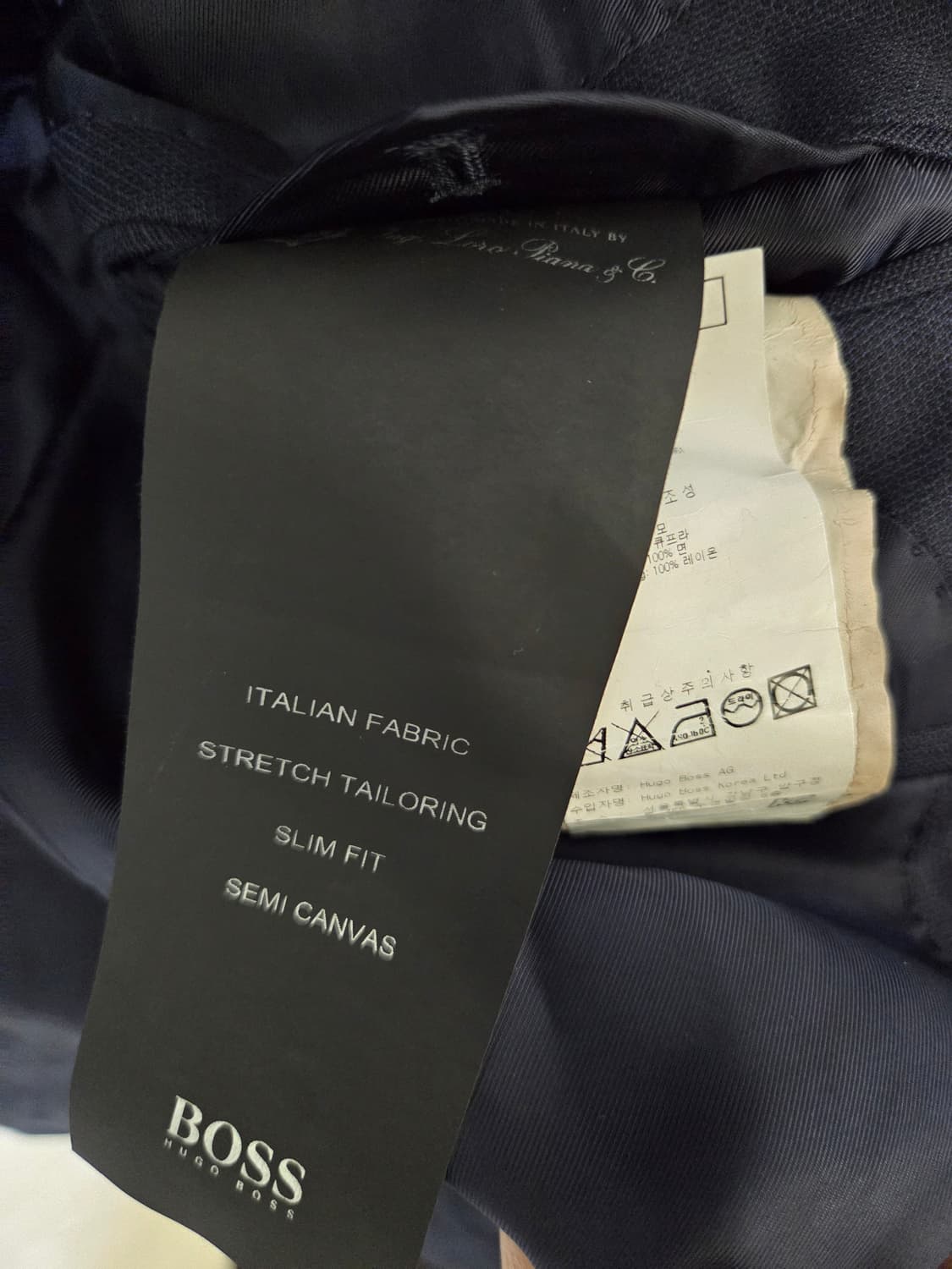 휴고 보스 남성 슬림핏 정장 자켓 상품이미지2