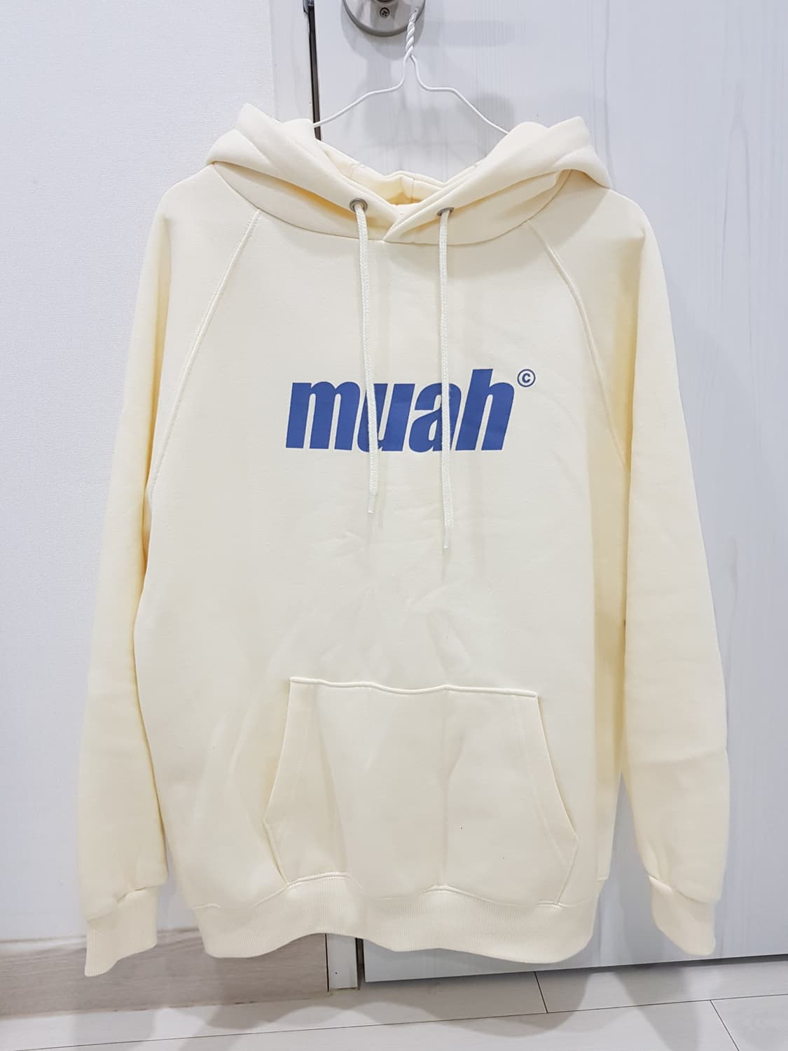 무아무아 아이보리 후드티 (기모) 상품이미지1