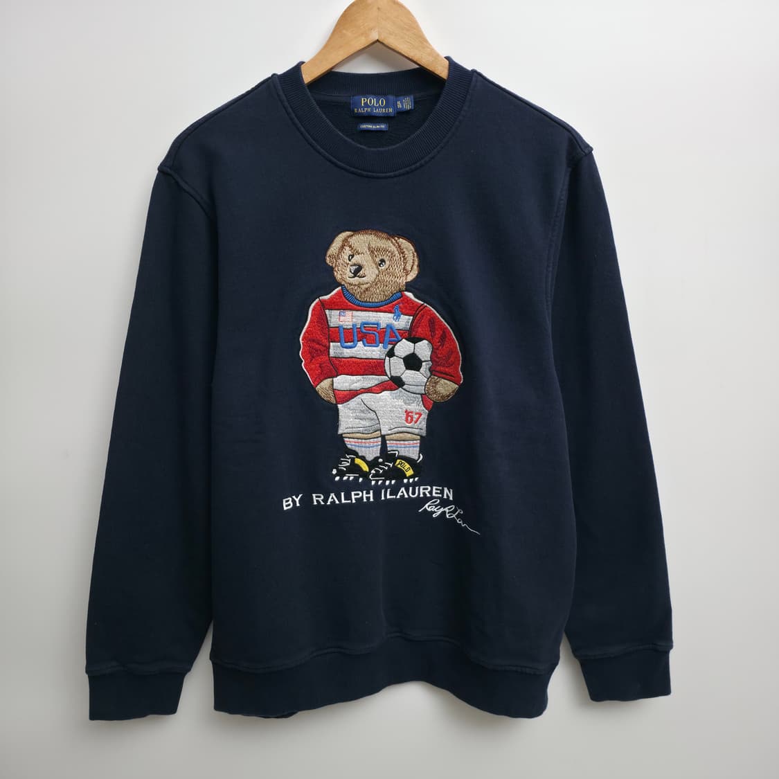 [XL] 폴로 랄프로렌 베어 맨투맨 네이비 상품이미지1