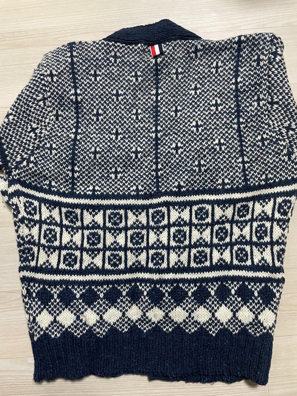 톰브라운 페어아일 울 가디건 2사이즈 상품이미지2