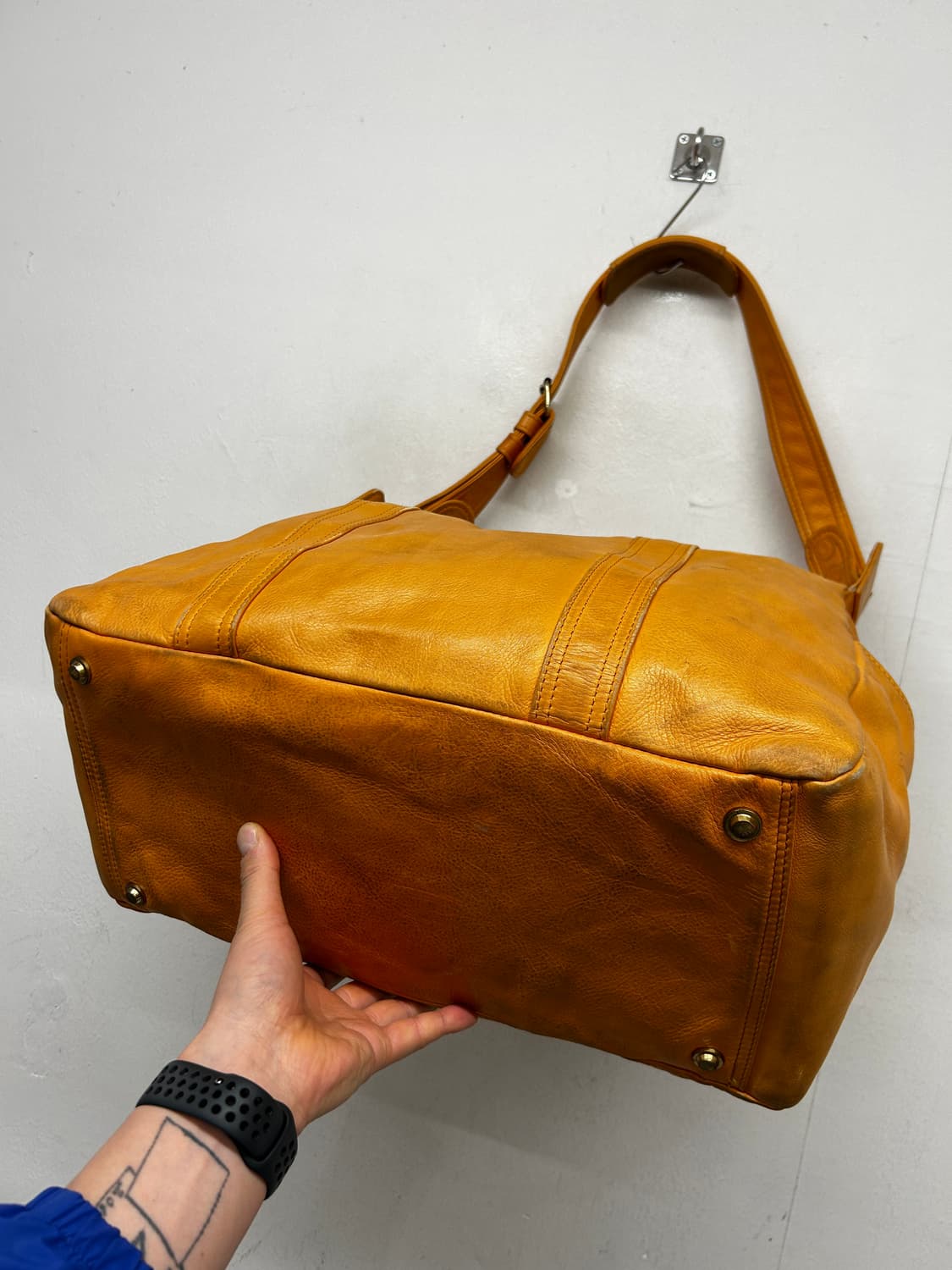 빈티지 레더 2way 보스톤백 상품이미지6