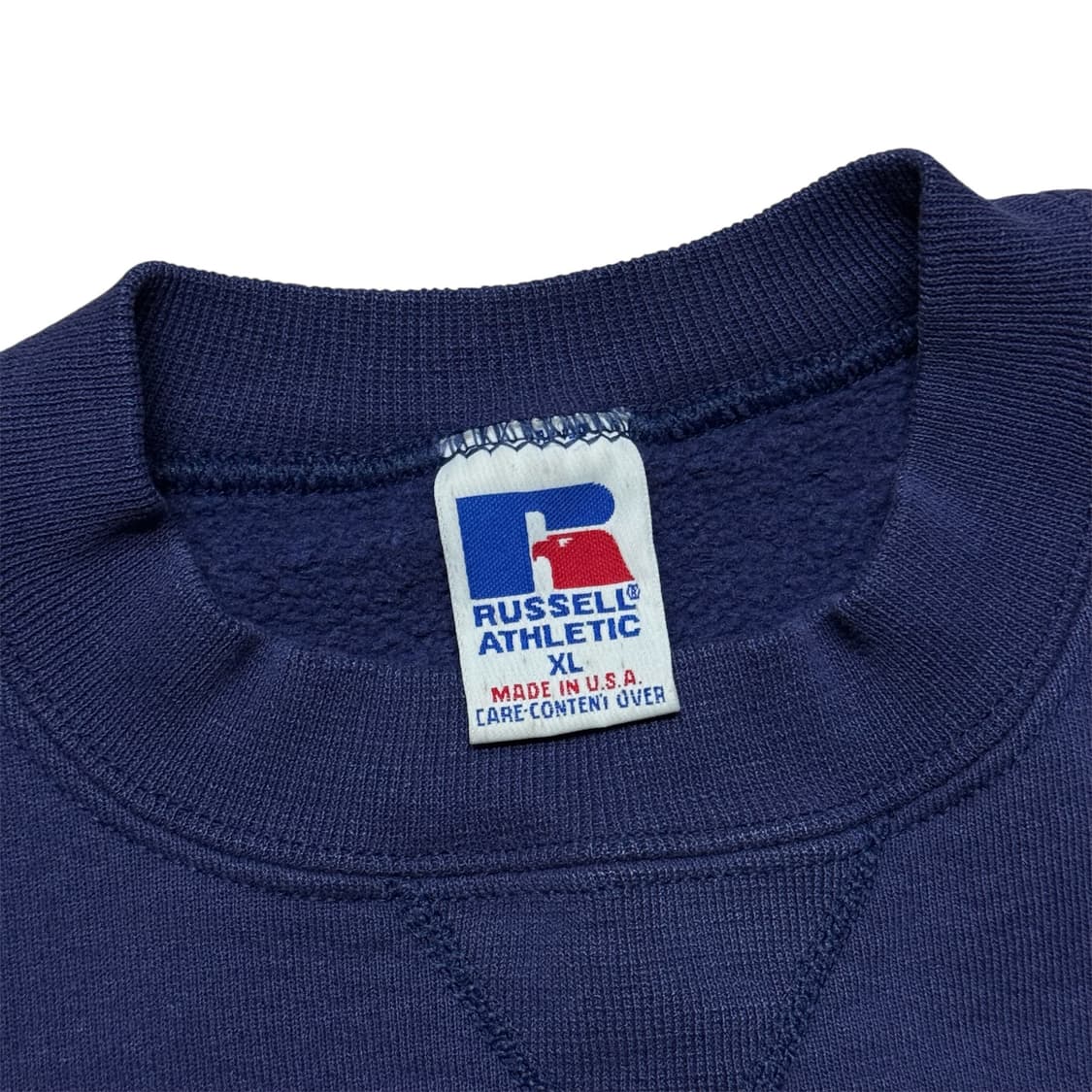 90s 러셀 스웻셔츠 네이비 상품이미지5
