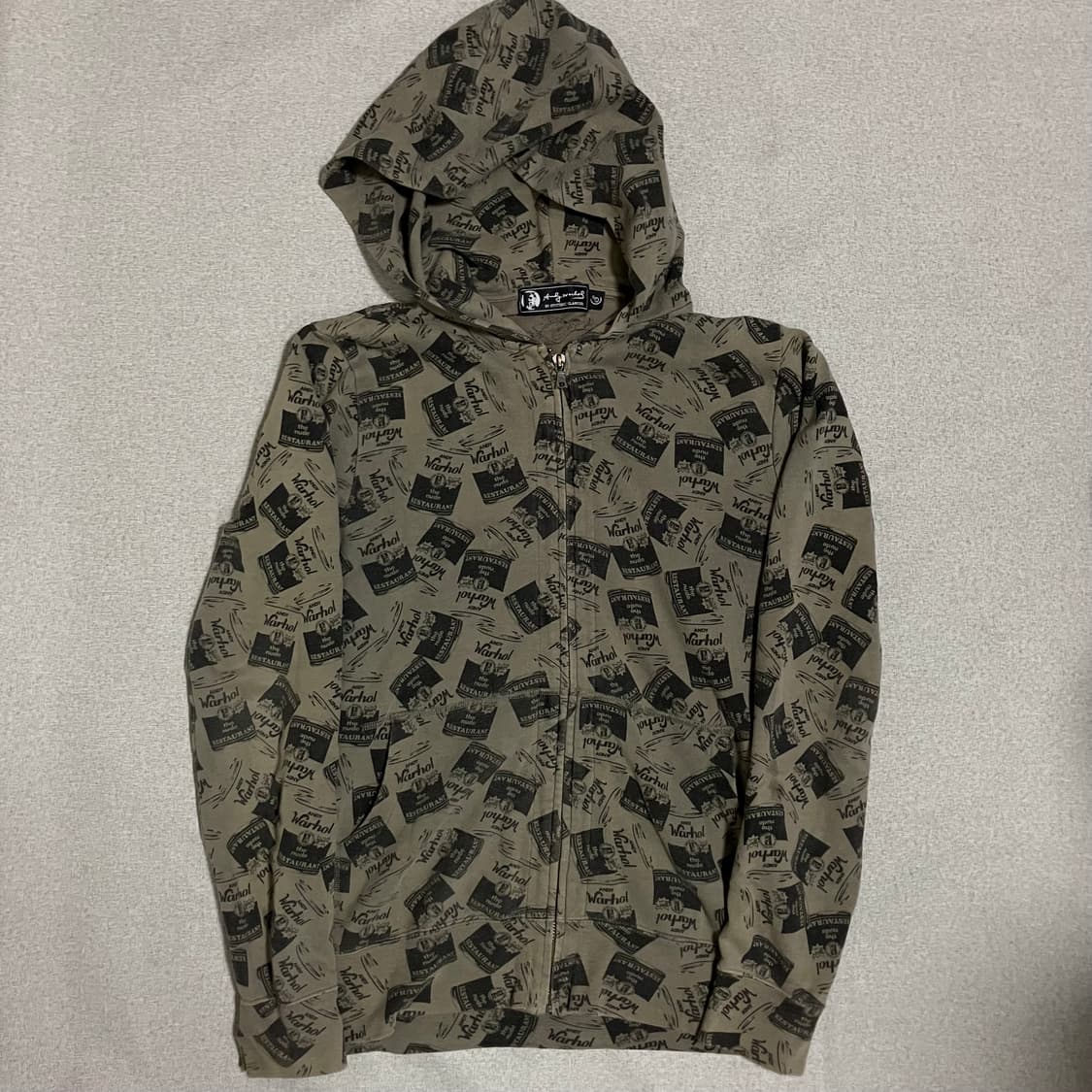 [S] 히스테릭 글래머 앤디워홀 콜라보 통조림 카모 후드 상품이미지1