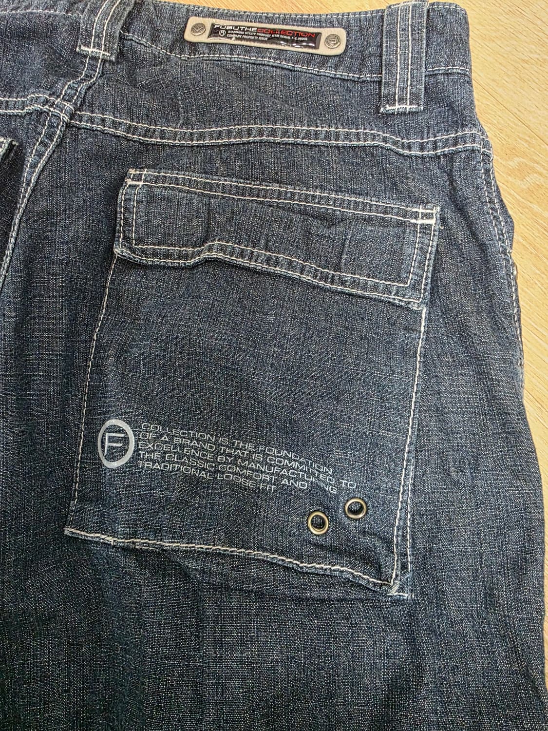 후부 투웨이 데님 카고 팬츠 32 상품이미지2