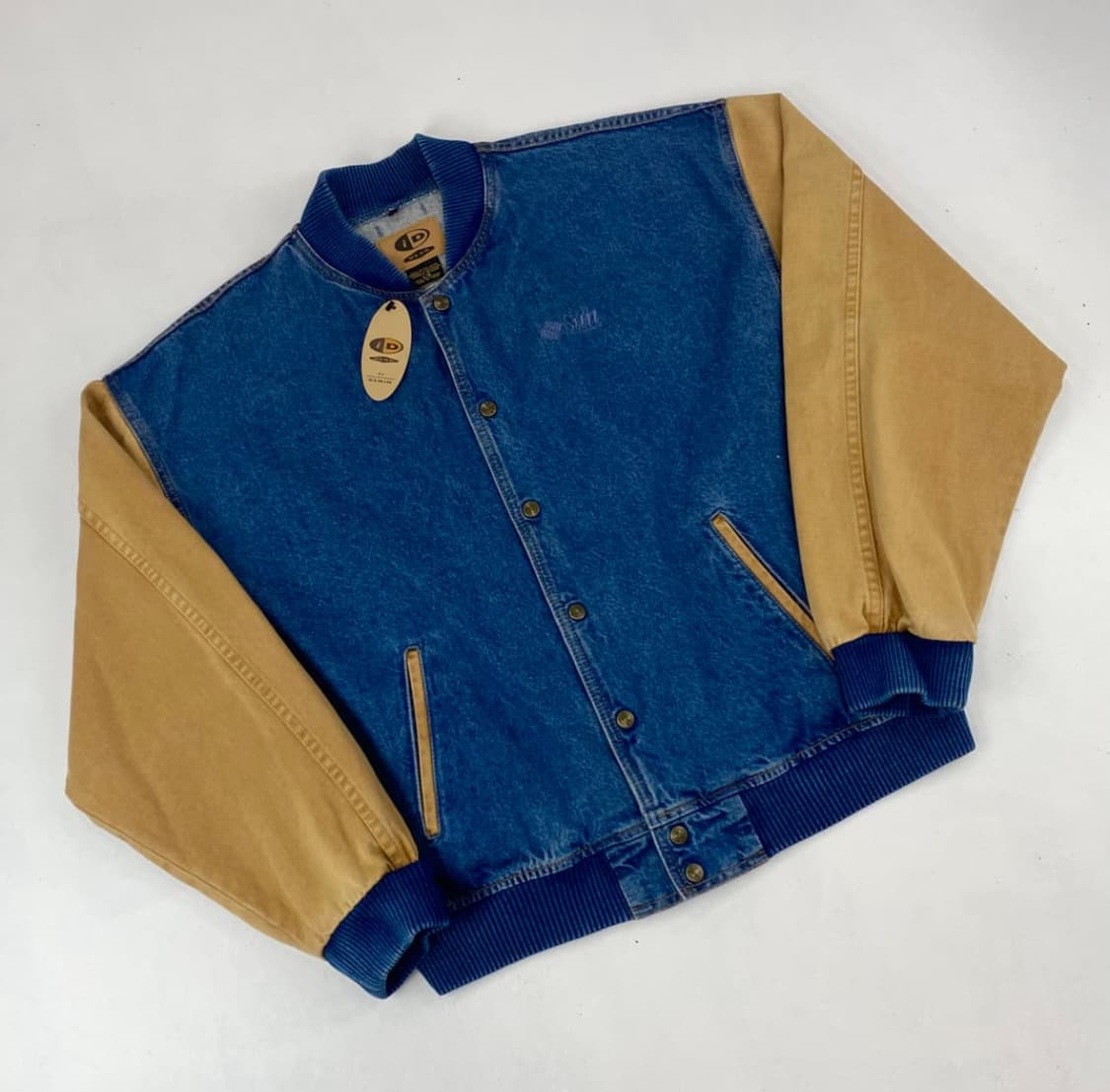 1.D Wear 빈티지 데님 바시티 자켓 (105) 상품이미지1
