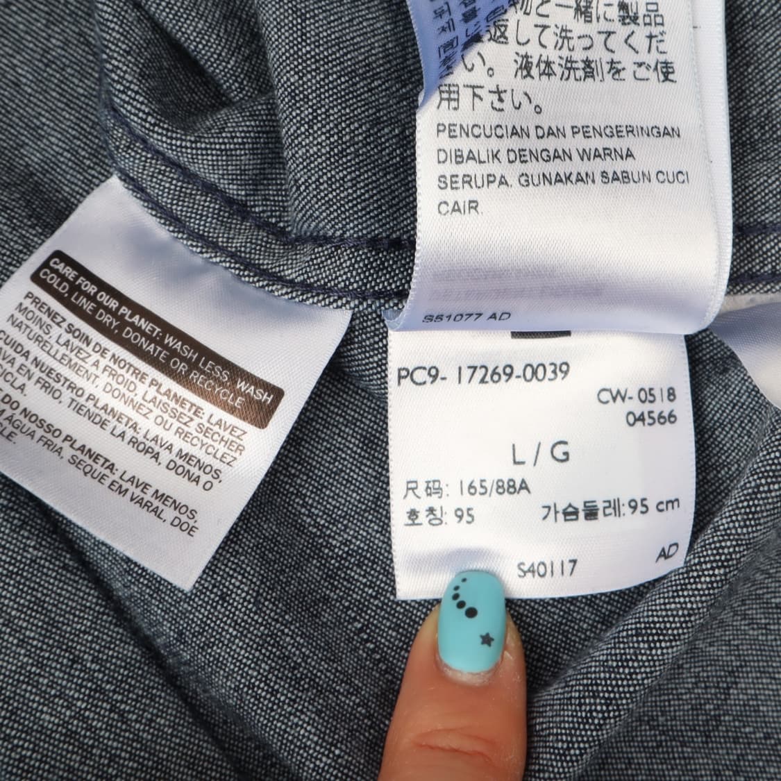 리바이스 인디고 웨스턴 데님셔츠 상품이미지10