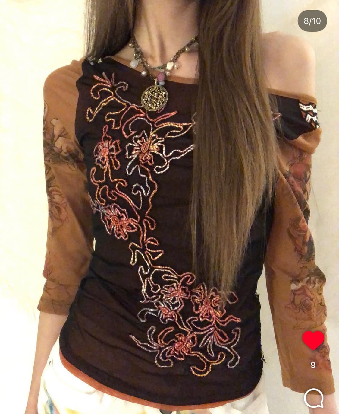 파우닝 133 빈티지 매쉬 롱슬리브 save the queen 상품이미지6