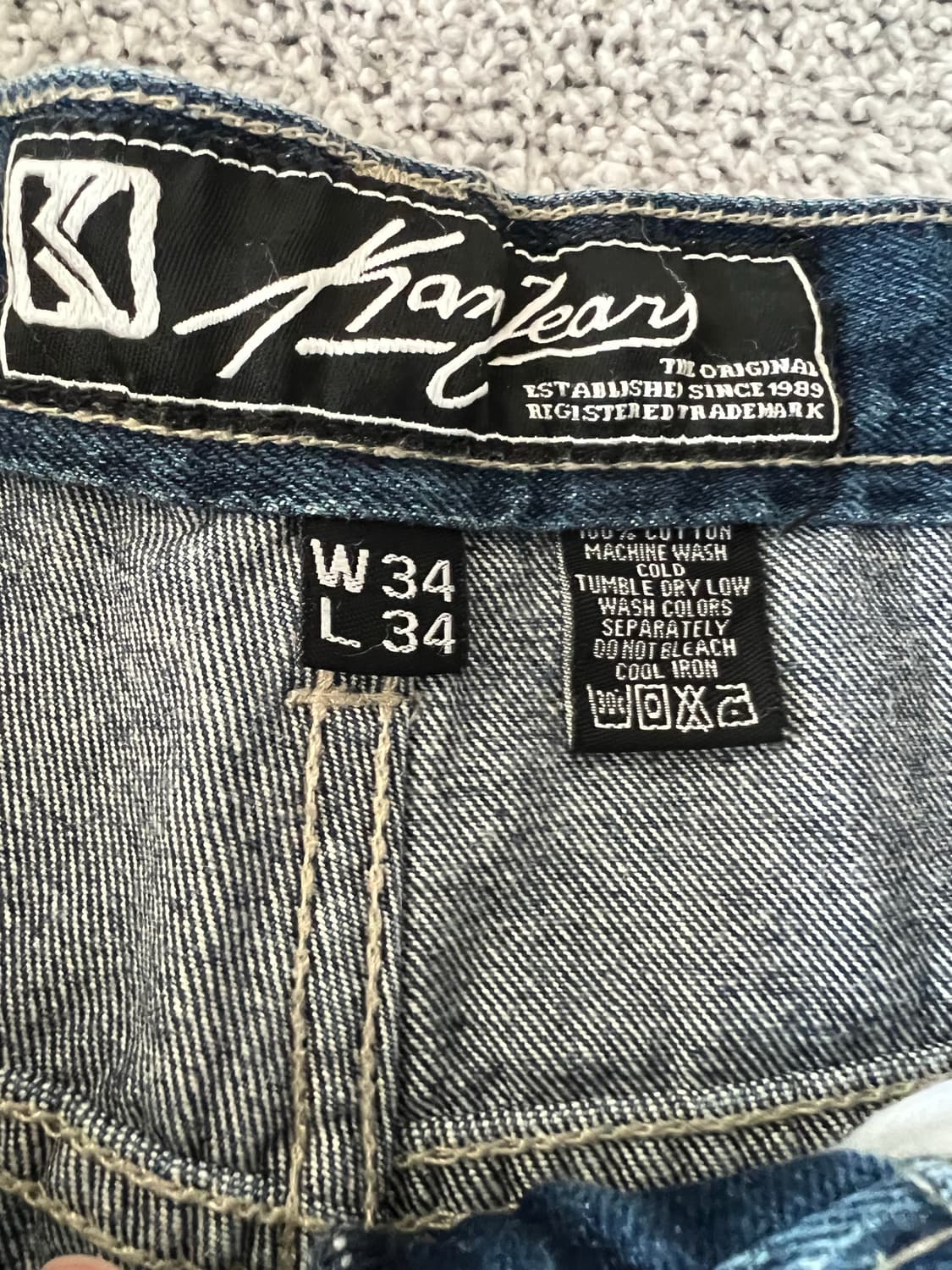 칼카니 빈티지 데님 팬츠 상품이미지10