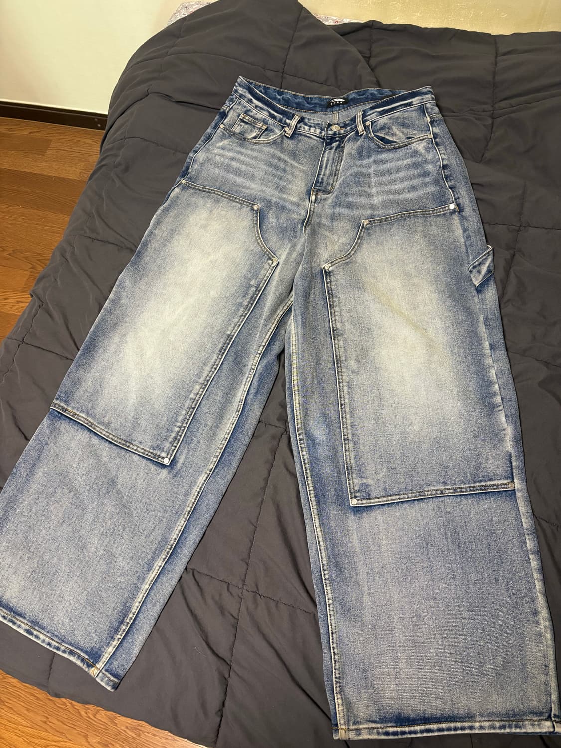 [xl / 34 ] dnsr 브러쉬 카펜터 데님 팬츠 블루 상품이미지1