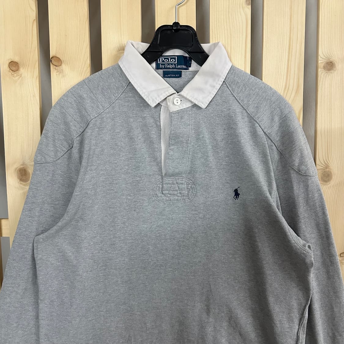 (M) 폴로 랄프로렌 그레이 럭비셔츠 럭비티 카라티 상품이미지5