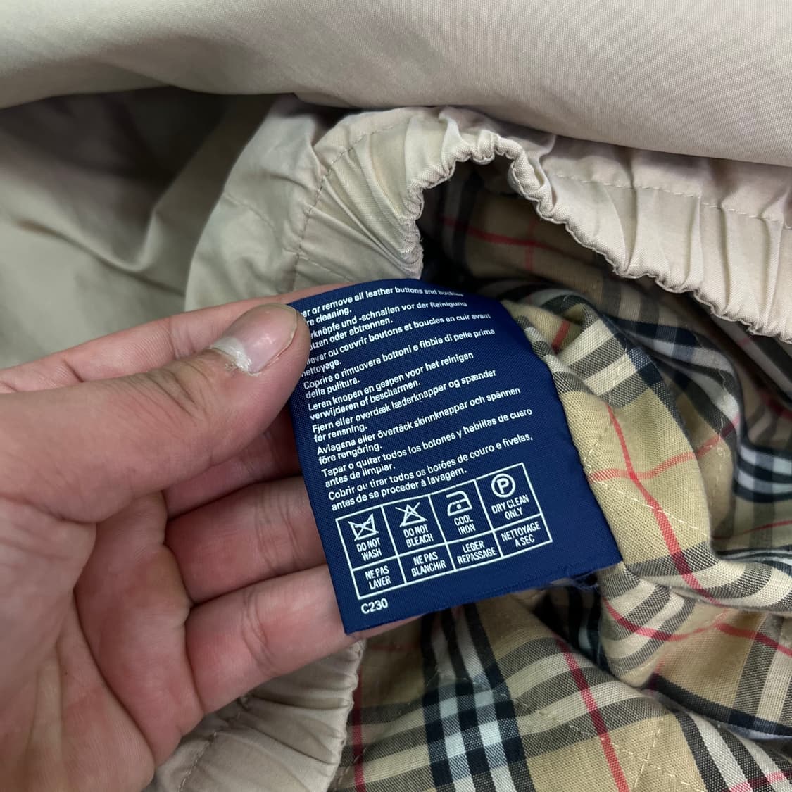 100 버버리 기마로고 블루종 자켓 상품이미지8