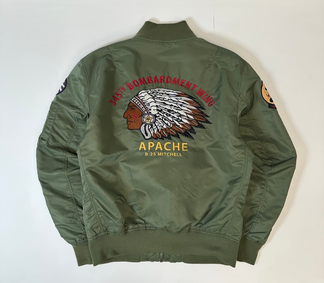 쇼트 패치 ma-1 항공 봄버 자켓  상품이미지2