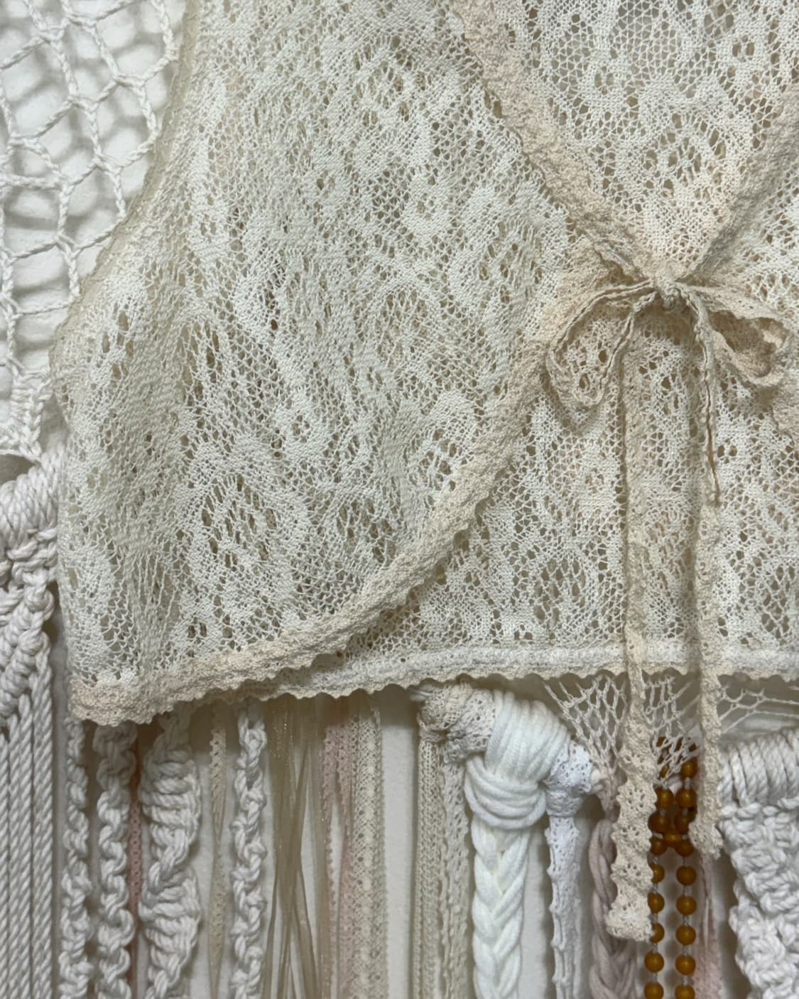 Lacifonelli Flower Crochet Vest 상품이미지5