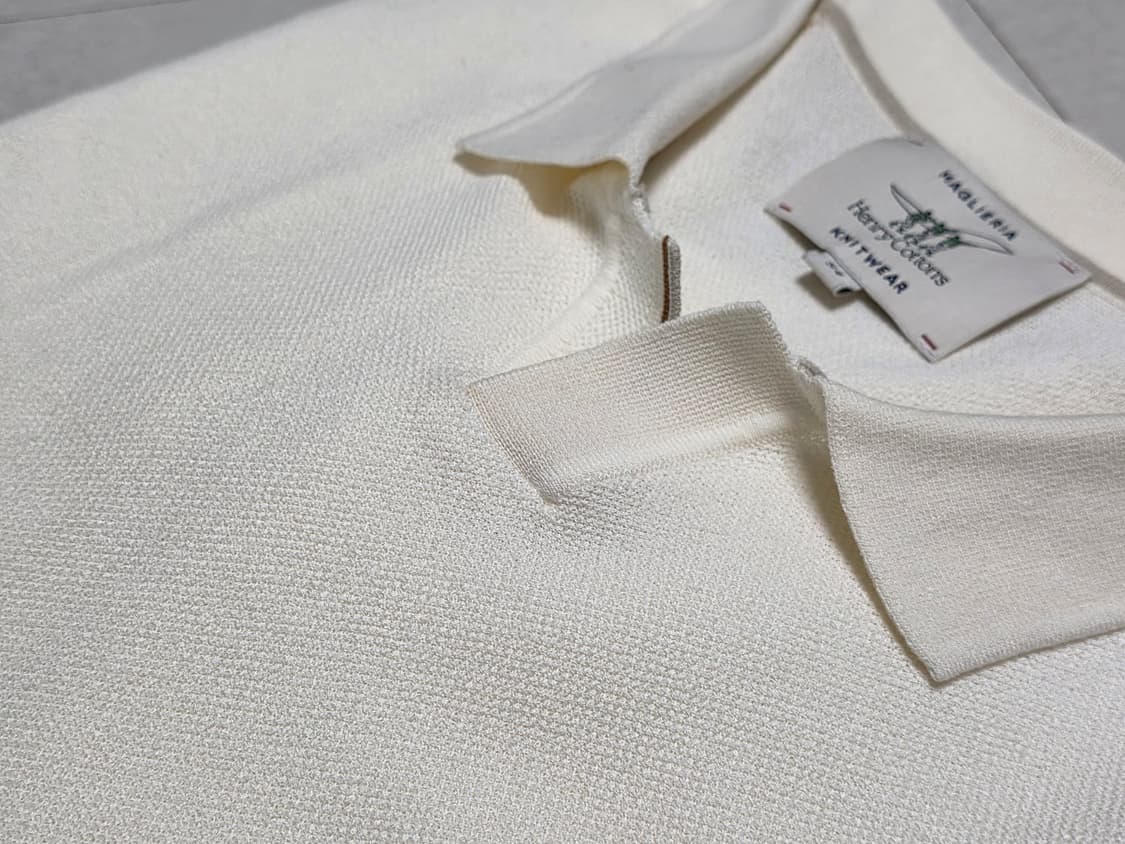 헨리코튼 니트웨어 아이보리 폴로셔츠 54사이즈 XL사이즈 상품이미지4