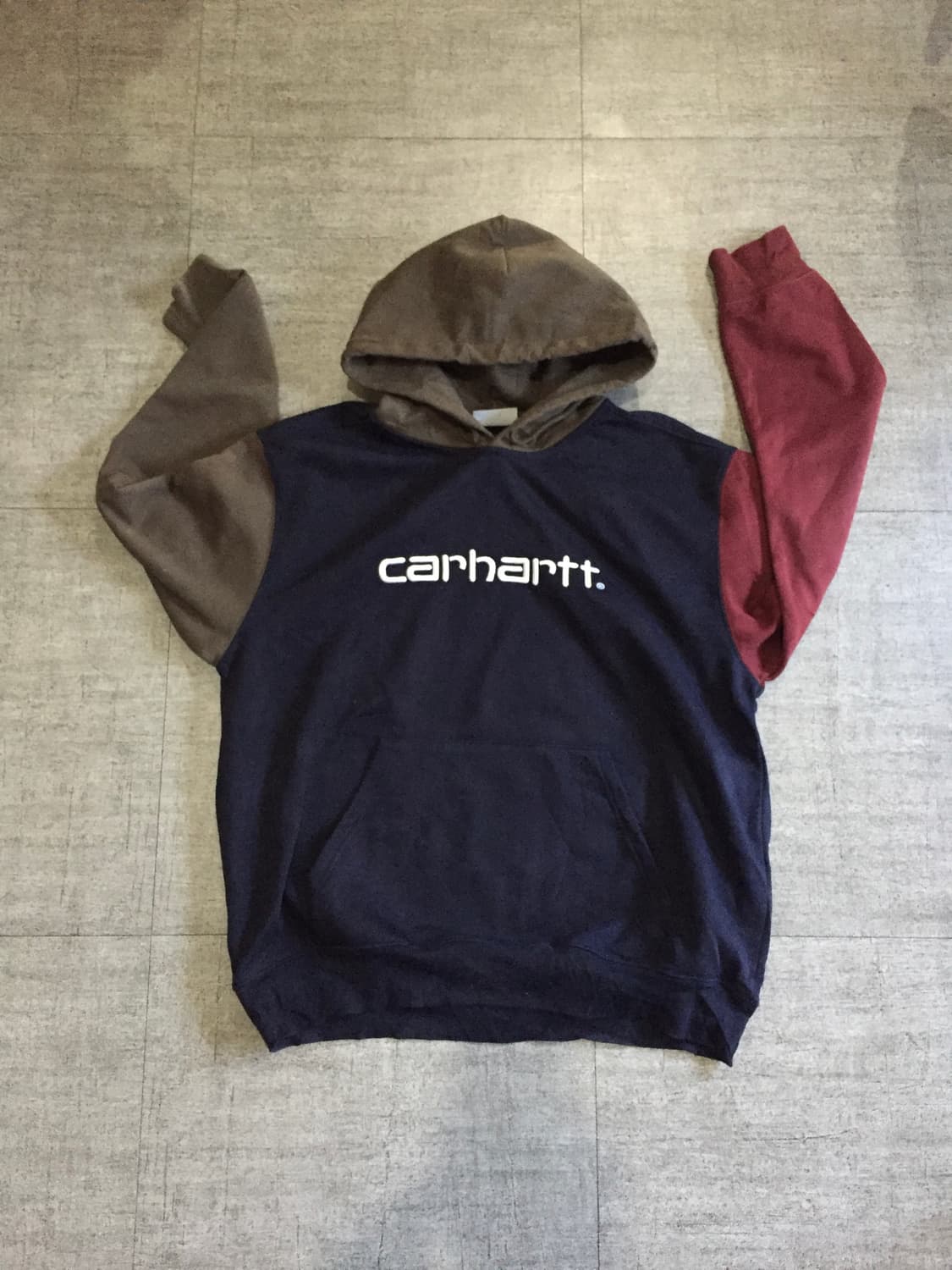 Carhartt 칼하트 올드스쿨아메카지스트릿 배색 후드티셔츠 상품이미지1