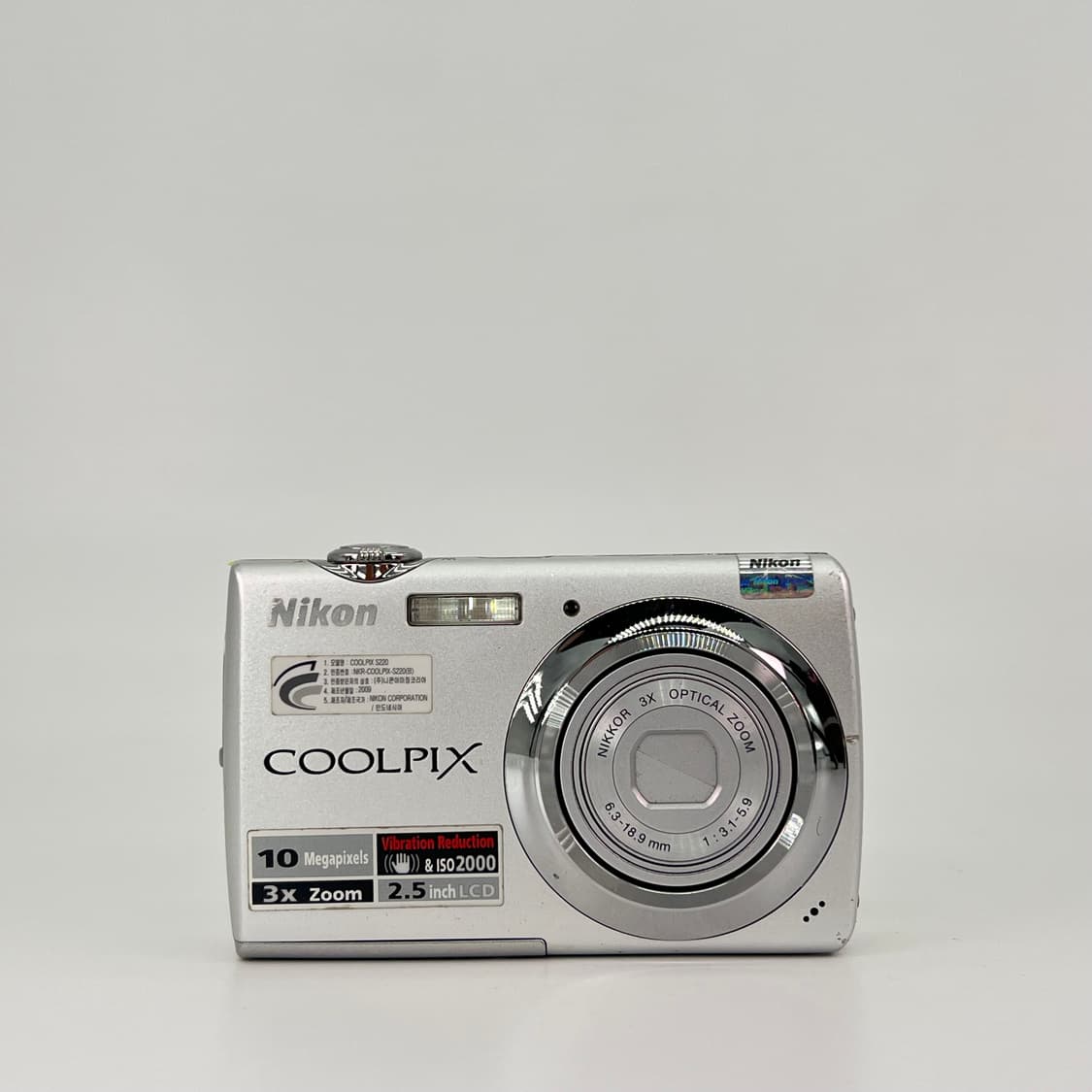 니콘 쿨픽스 Nikon Coolpix S220 실버 상품이미지1
