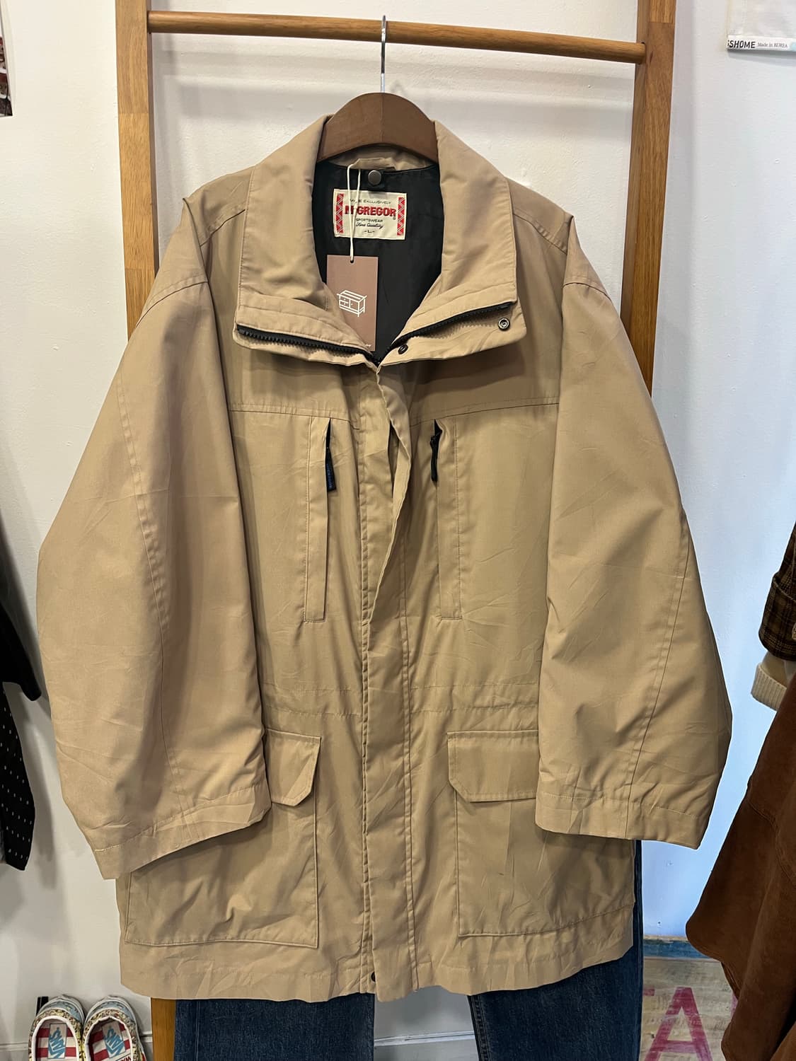 맥그리거 베이지색 야상 점퍼 상품이미지1