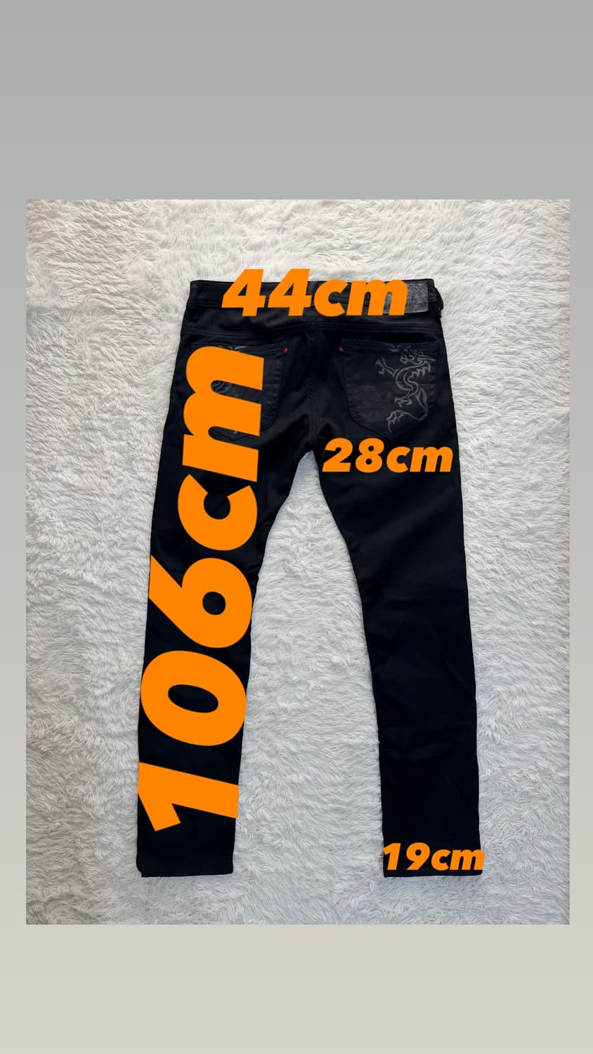 디젤 THANAZ-ZIP 블랙진 W31 L32 상품이미지2