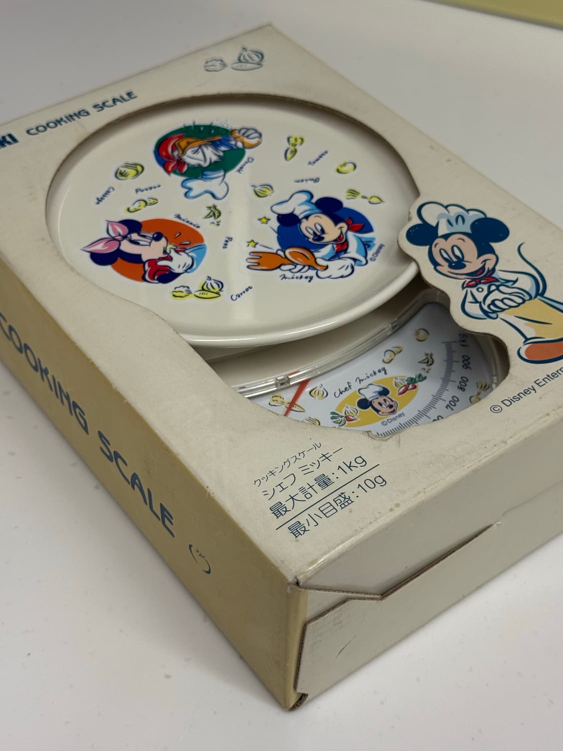 빈티지 디즈니 요리사미키 셰프미키 계량기 저울 정품 상품이미지5