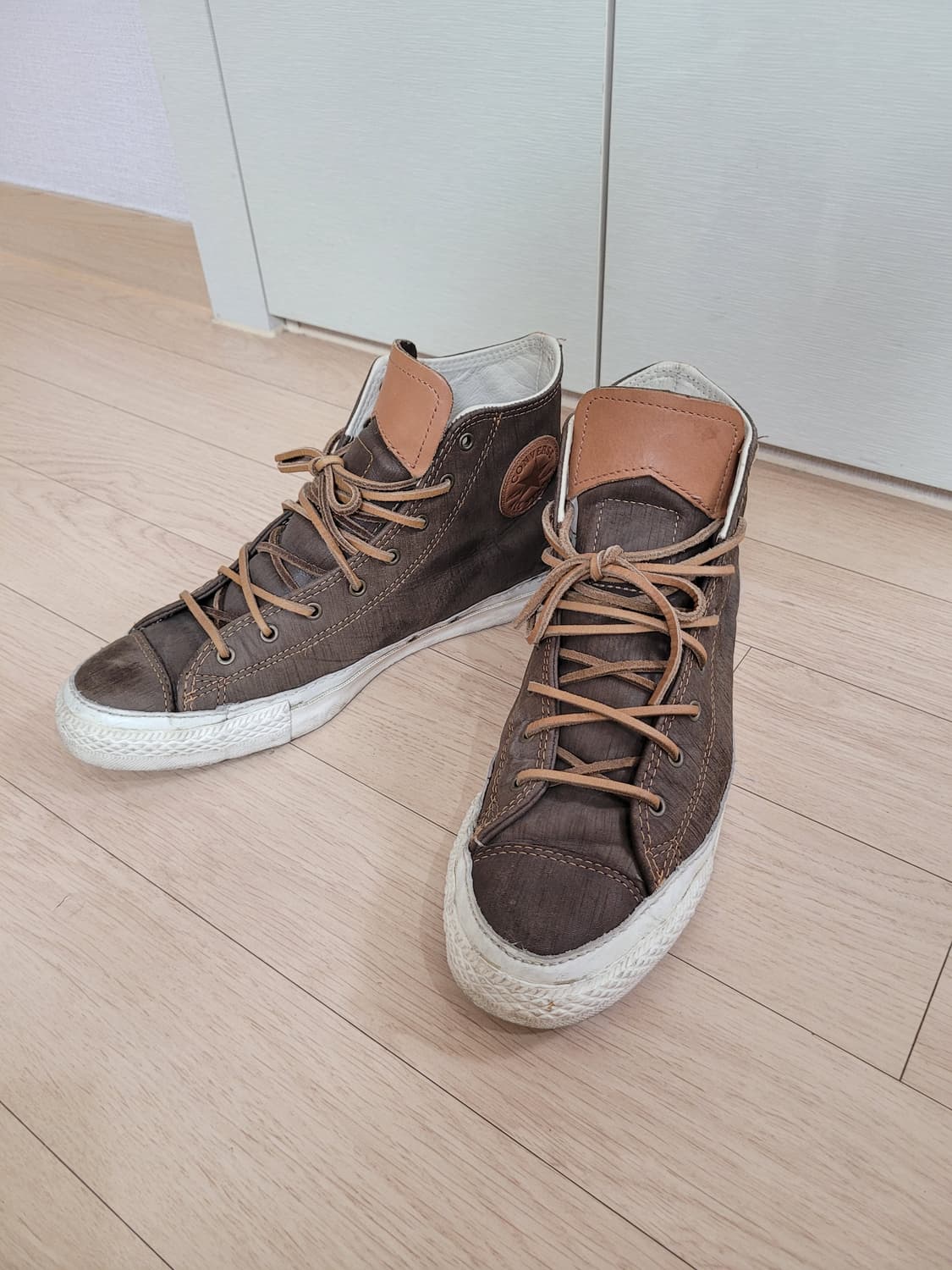 컨버스 Converse 척테일러 홀레더 하이탑 280 브라운 상품이미지1