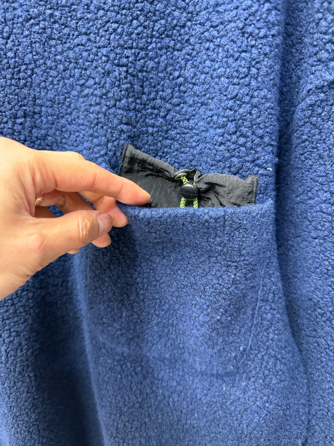 정품) 타임옴므 20ss 플리스 포켓 맨투맨 100 상품이미지3