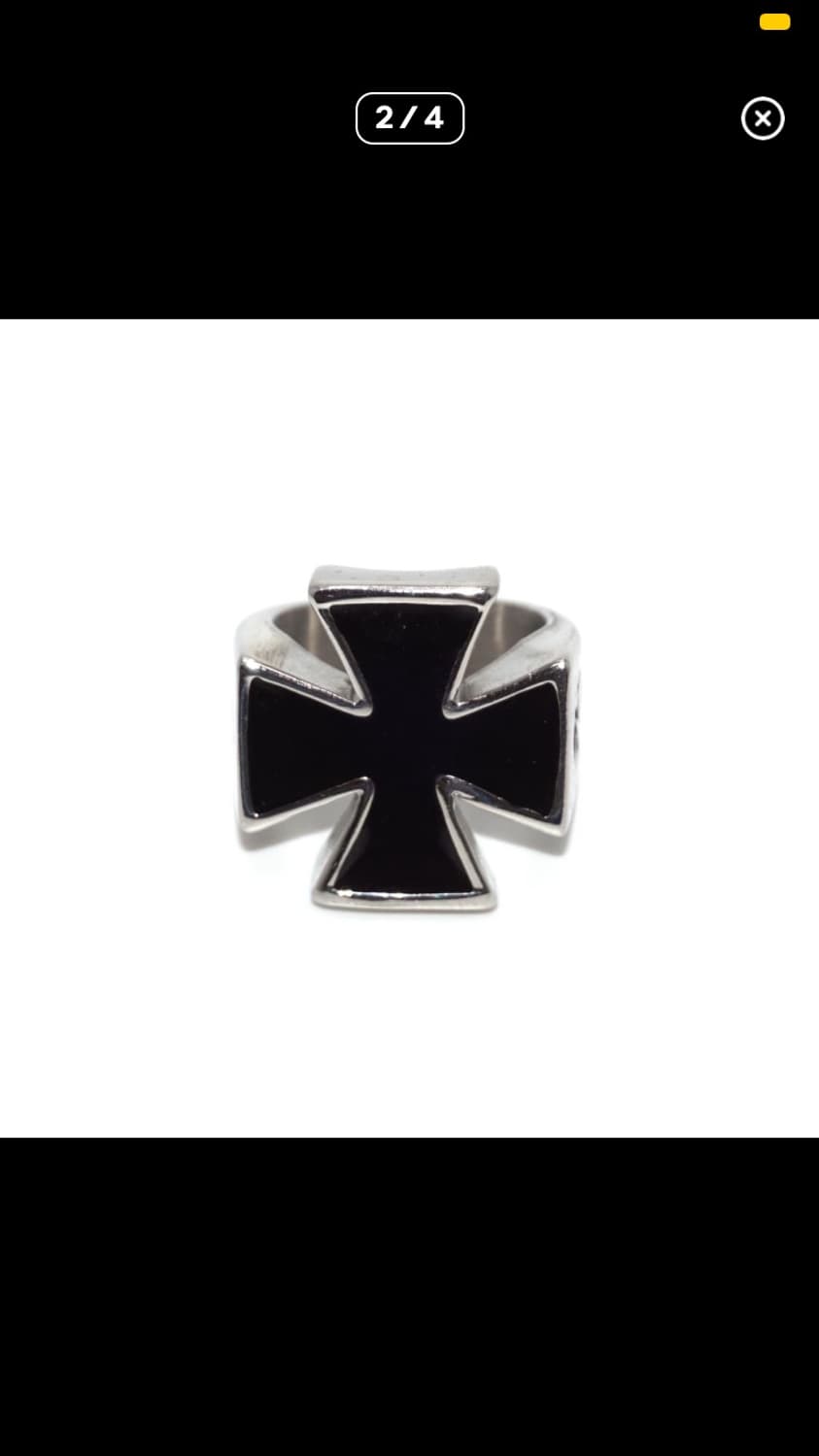 erd 맛 아이언 크로스 반지 팝니다 상품이미지3