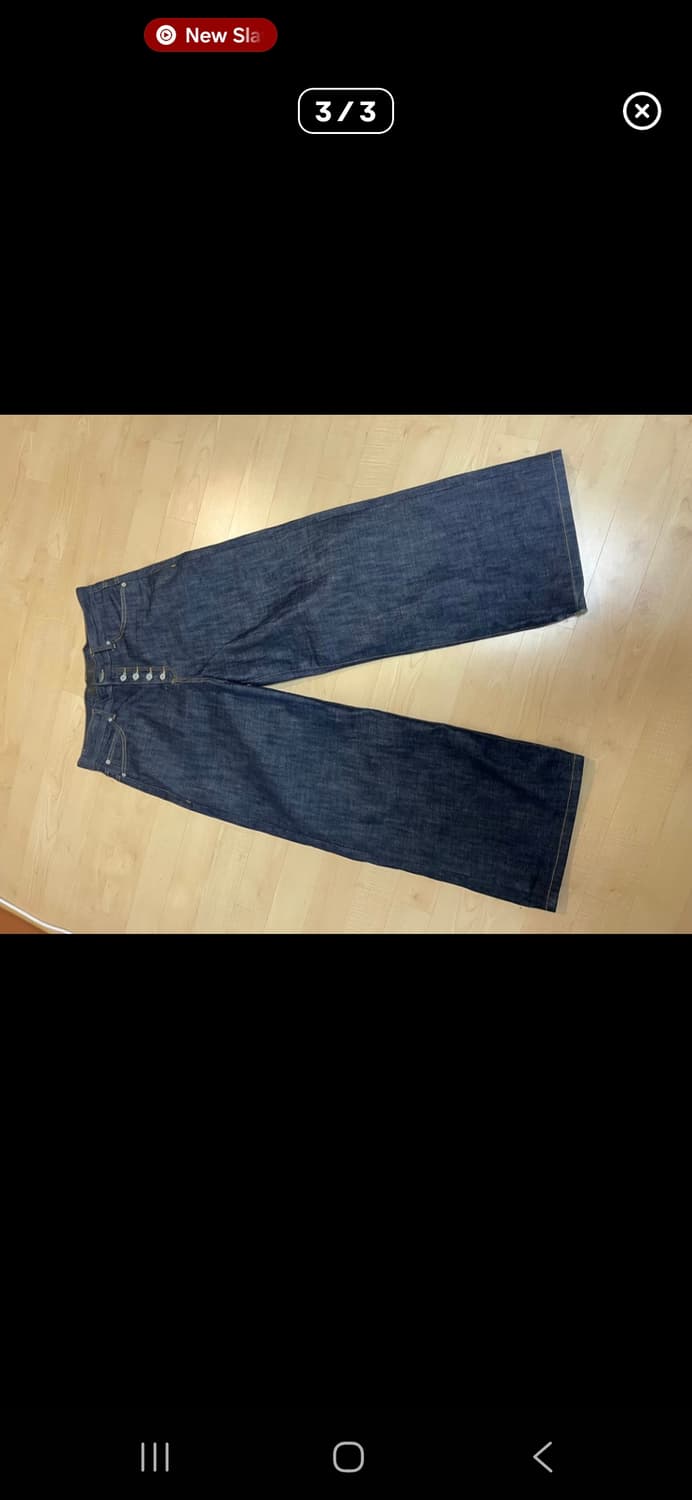 L)노페이스 스튜디오 베기 핏 데님 블루 상품이미지1