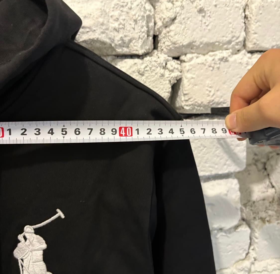 폴로 빅포니3 블랙 후드집업 판매합니다 상품이미지5