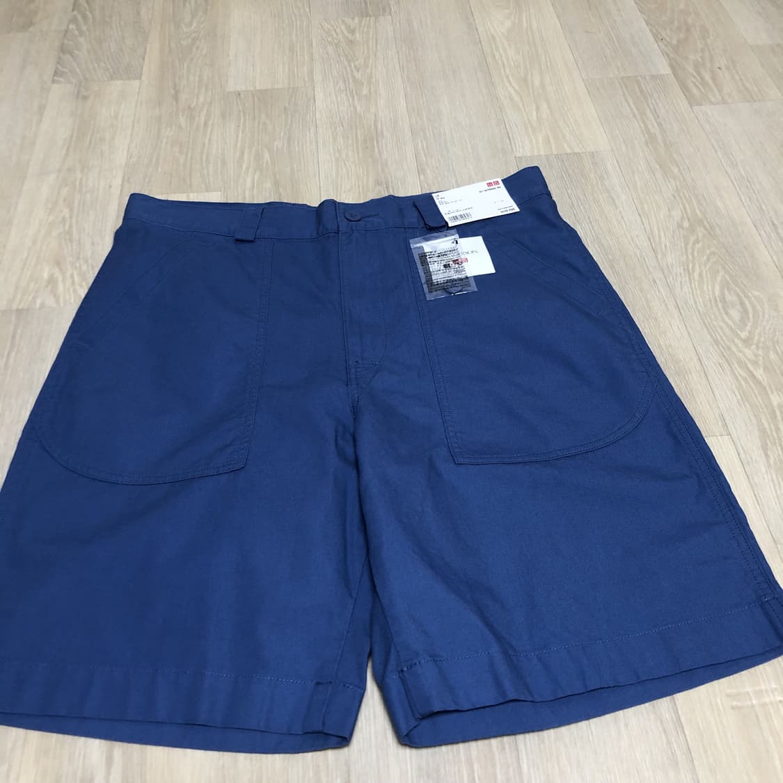 (L) 새상품 유니클로 X JWA 유틸리티 워크 쇼트 팬츠 블루 상품이미지2