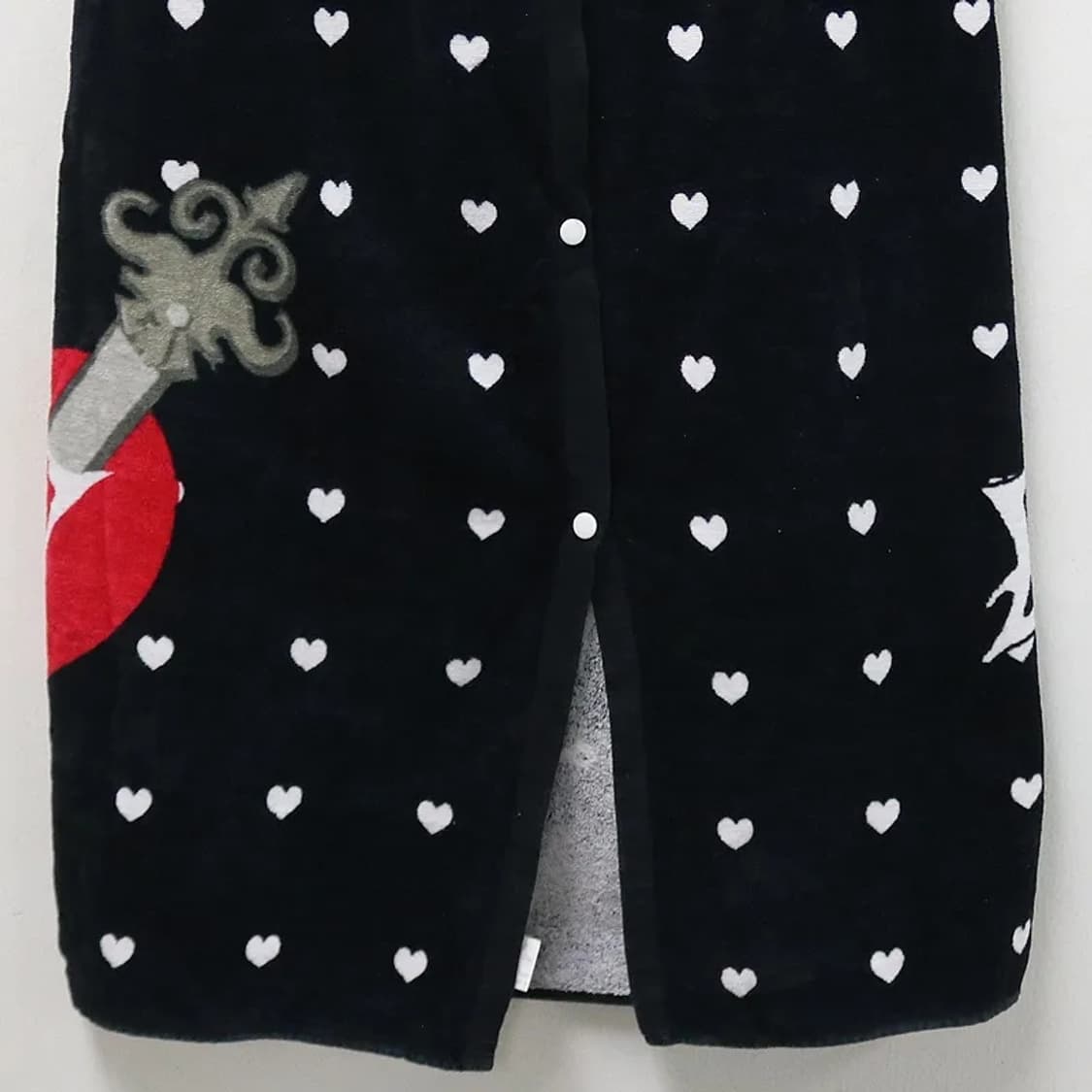 빈티지 하트패턴 샤워가운  상품이미지6