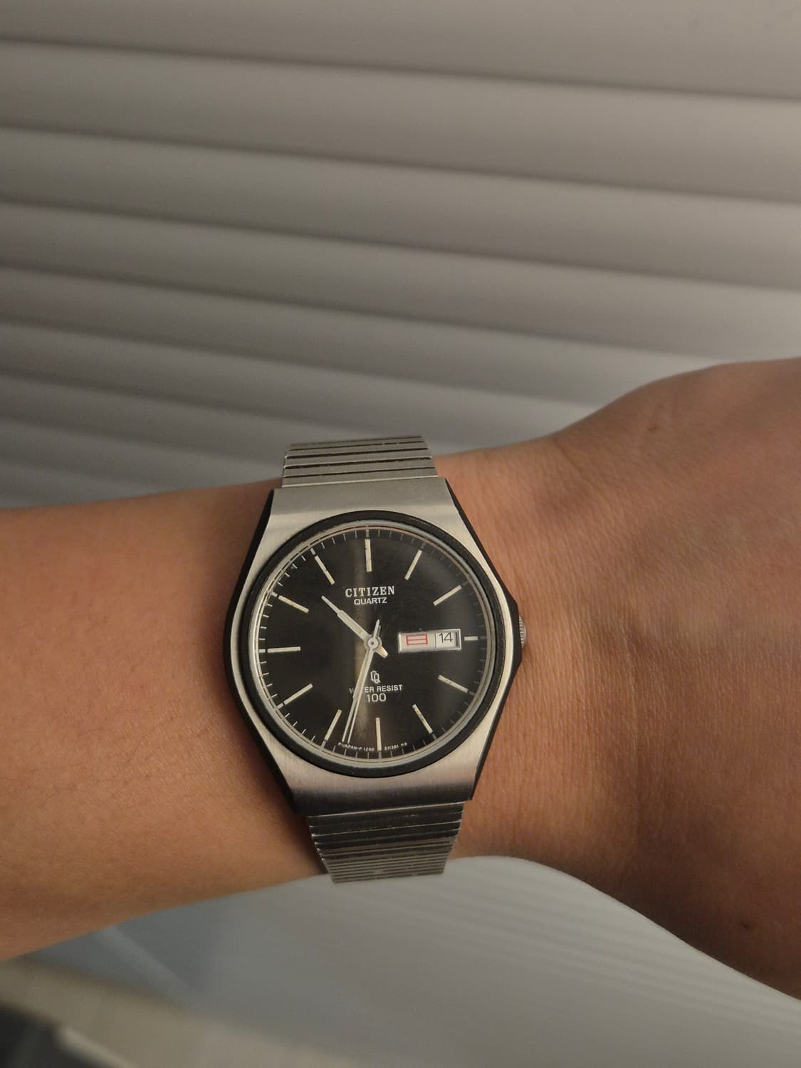 80's Vintage Citizen Black Dial Quartz 상품이미지8