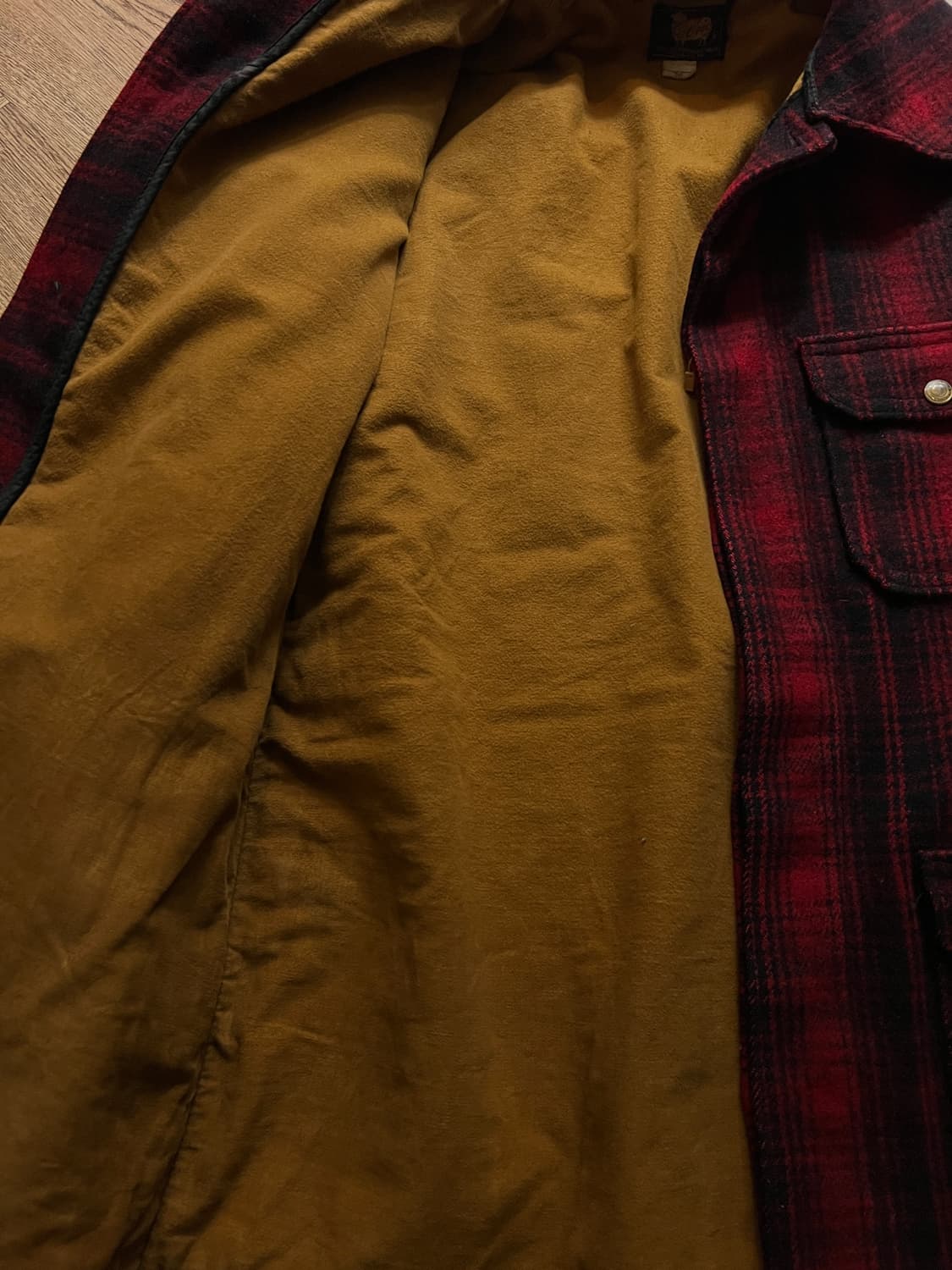 [M]50's 울리치 USA 오리지널 매키노 울 헌팅 자켓 상품이미지6