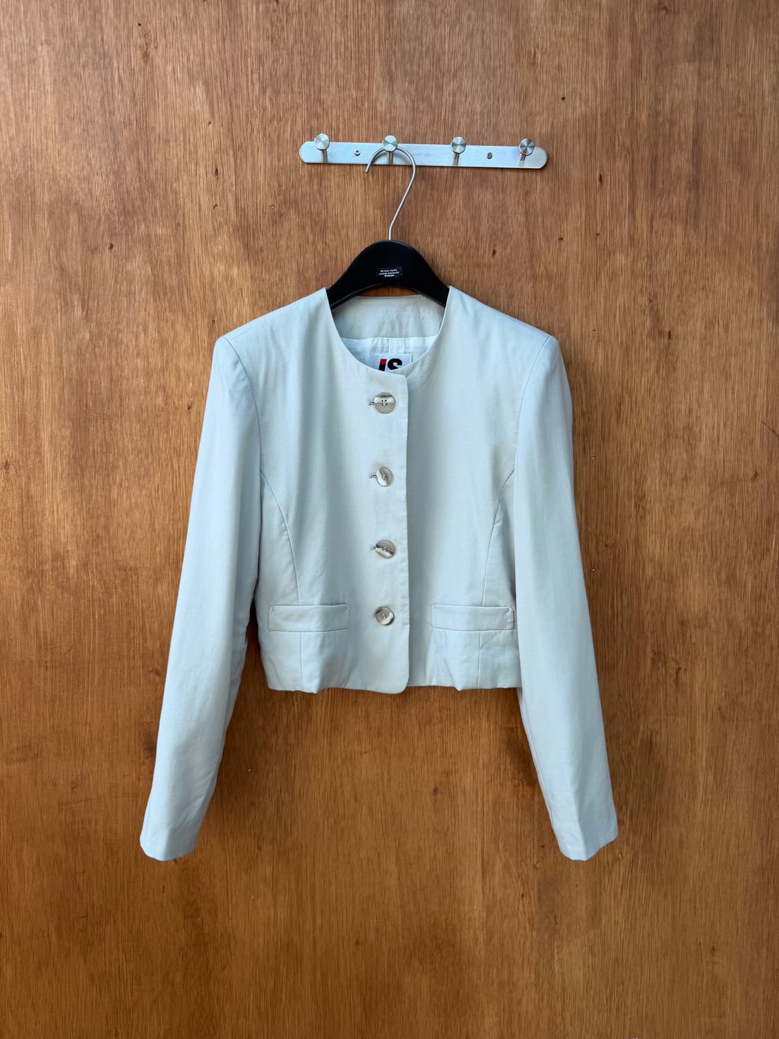 90s I.S issey miyake sport 노칼라 써머 자켓 상품이미지1