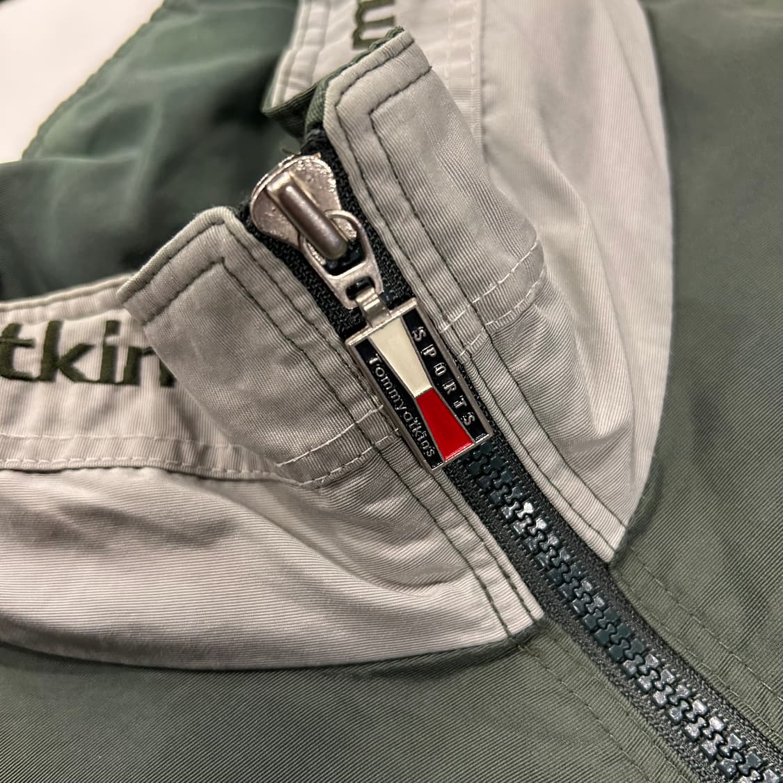 [105] 타미힐피거 아킨스 올드스쿨 그린 바람막이 자켓 상품이미지5