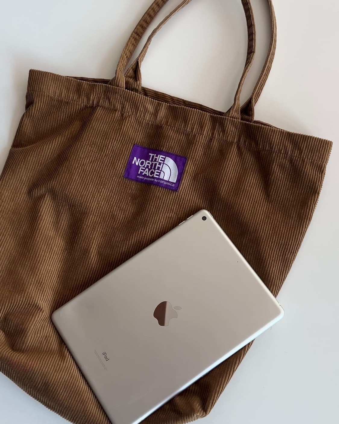 노스페이스 퍼플라벨 코듀로이 토트백 상품이미지2