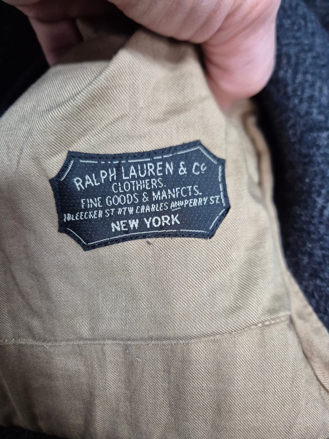 폴로 트위드 울자켓 상품이미지4