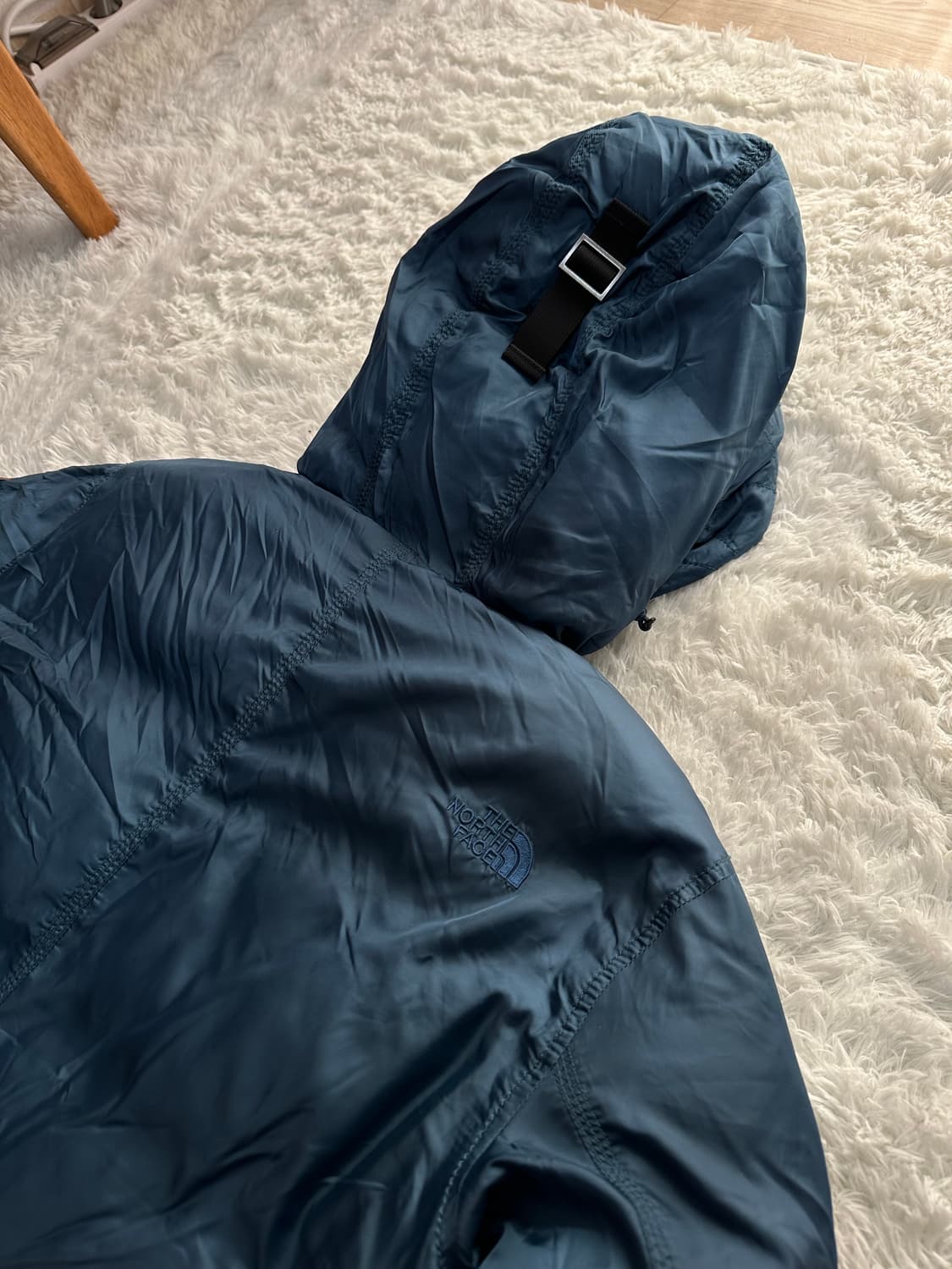 노스페이스 남성 다운 파카 100(L) 블루 상품이미지5