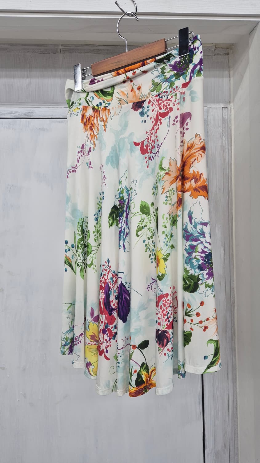 Max Mara flower pattern skirt  상품이미지2