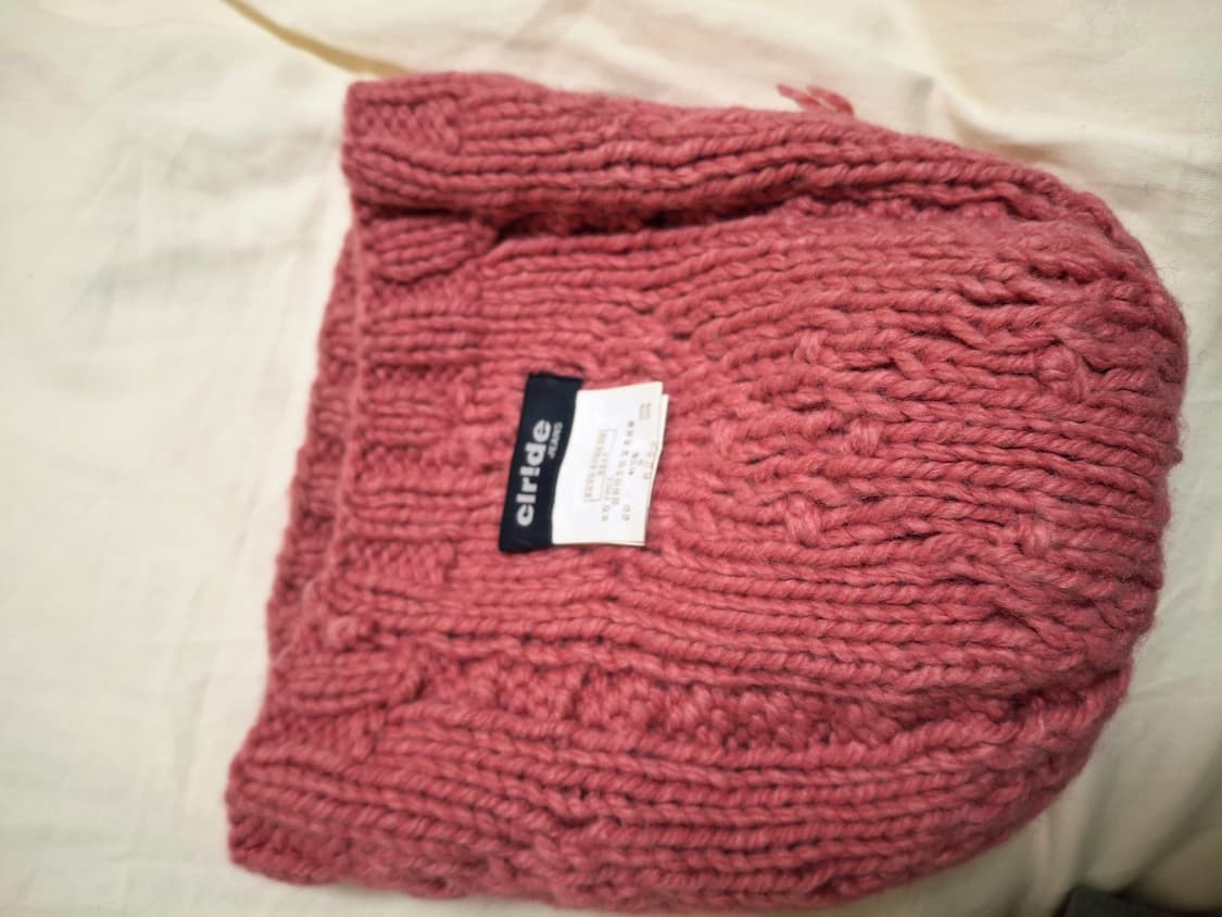 최상급  모50%  클라이드진스  털모자와 목도리 상품이미지9