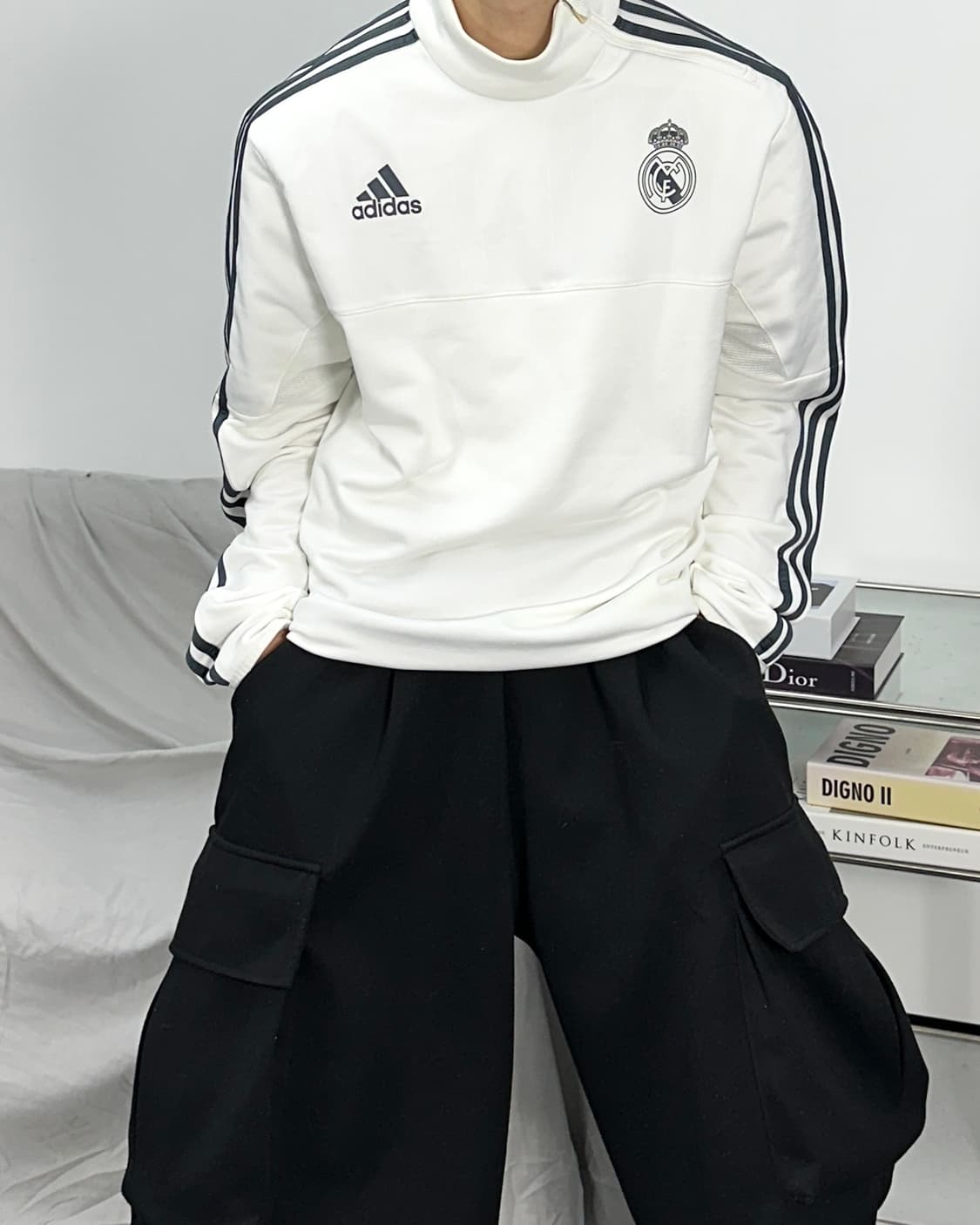 아디다스 15-16 레알 마드리드 트레이닝 탑 L 상품이미지1