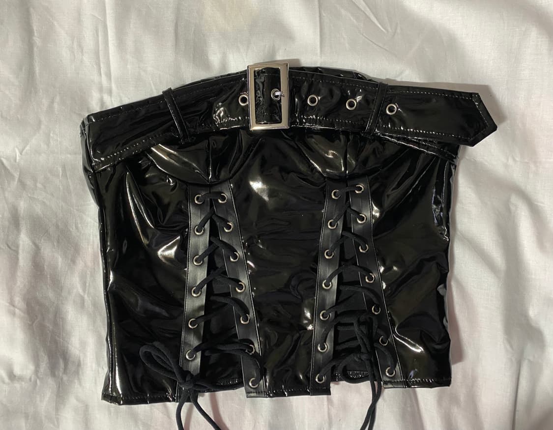 코르셋 벨트 탑 상품이미지1