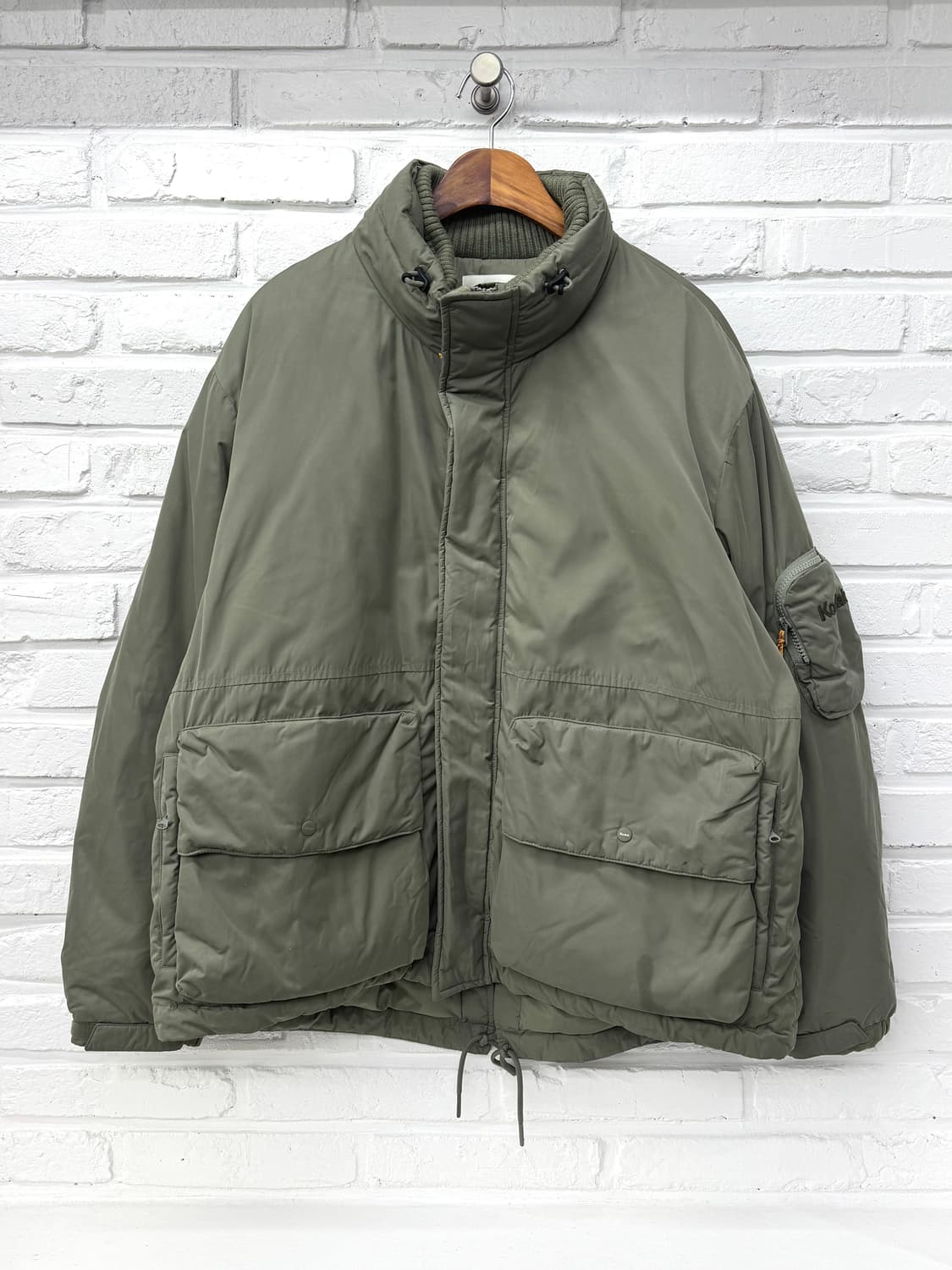 코닥 카키 야상 패딩 상품이미지3